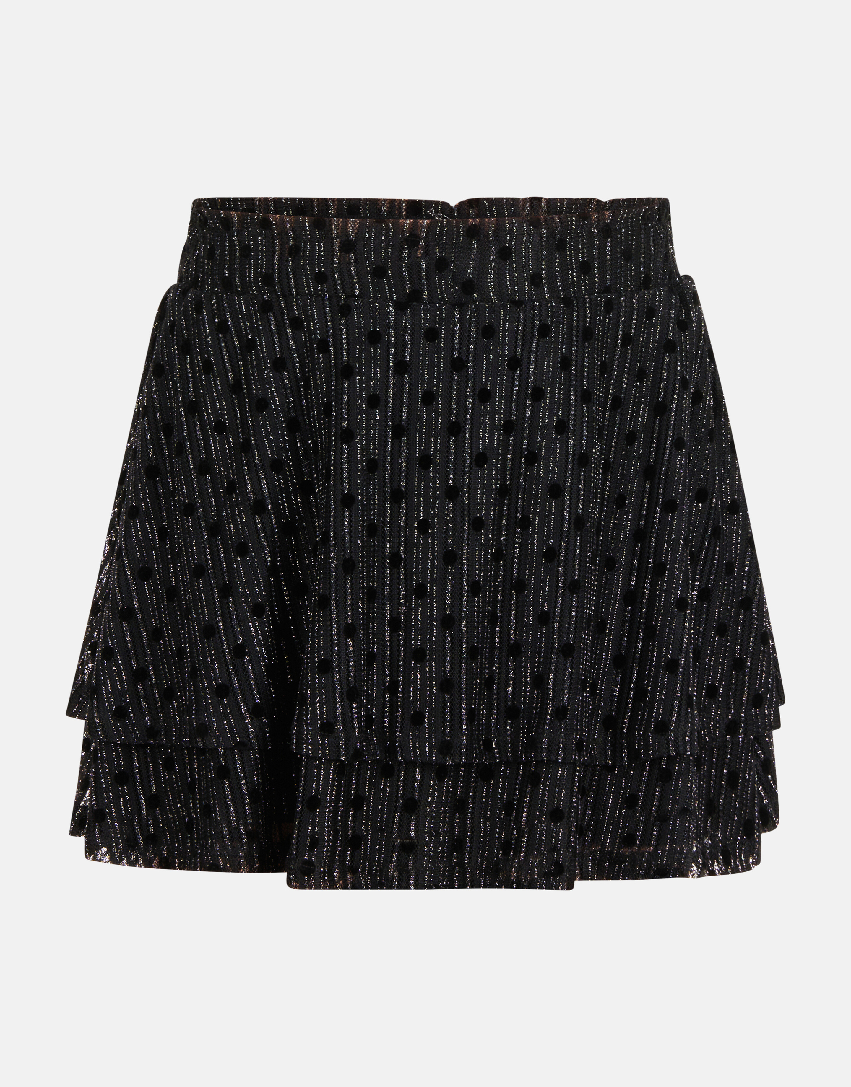Glitter Mesh Rok Zwart SHOEBY GIRLS