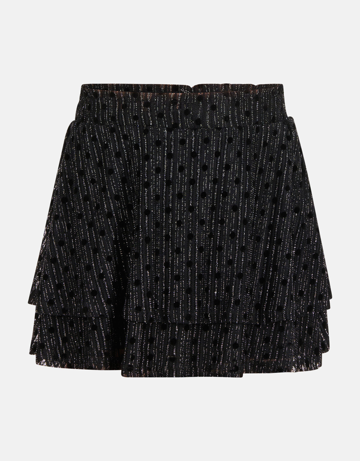 Glitter Mesh Rok Zwart SHOEBY GIRLS