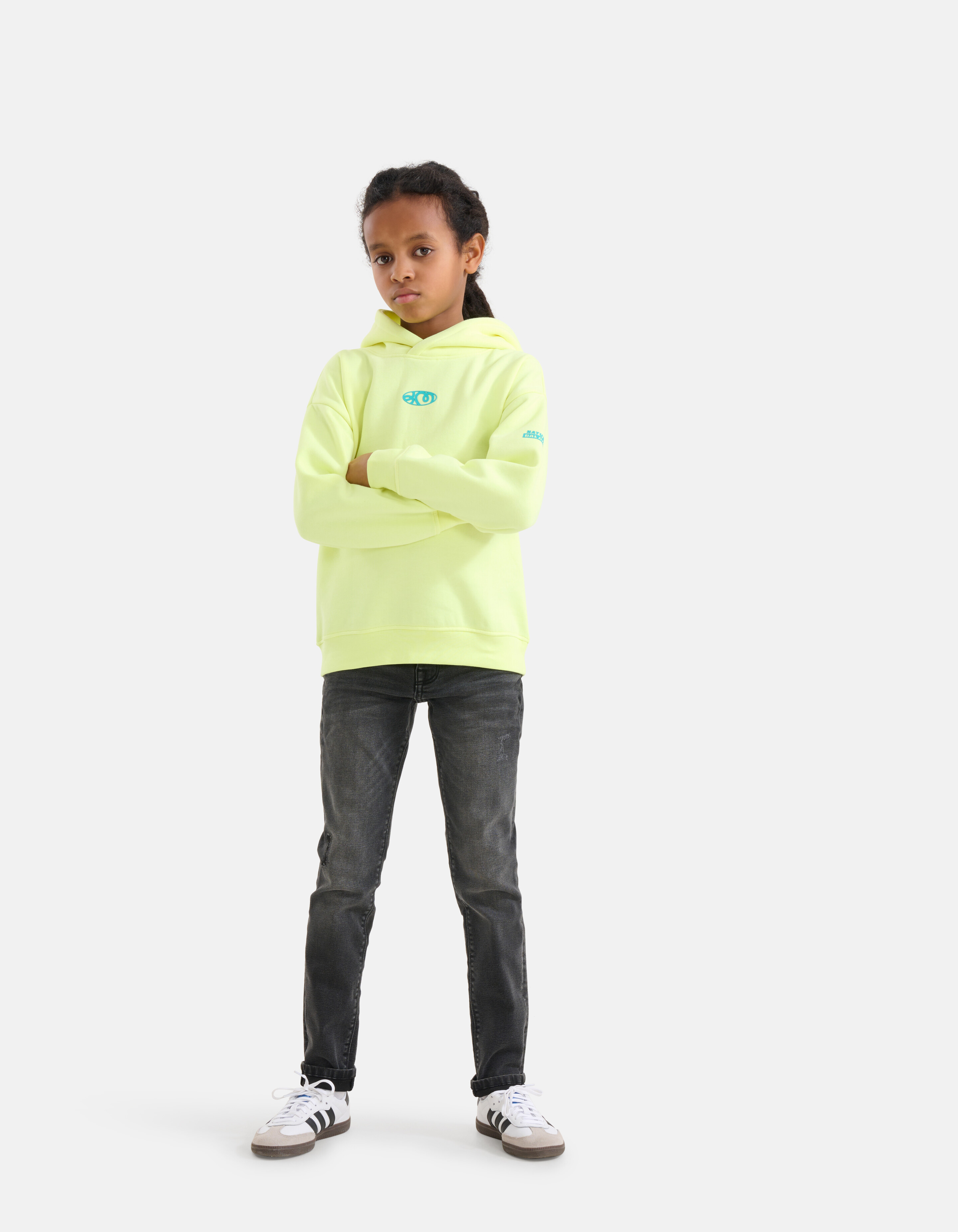 Artwork Hoodie Limegroen SHOEBY BOYS