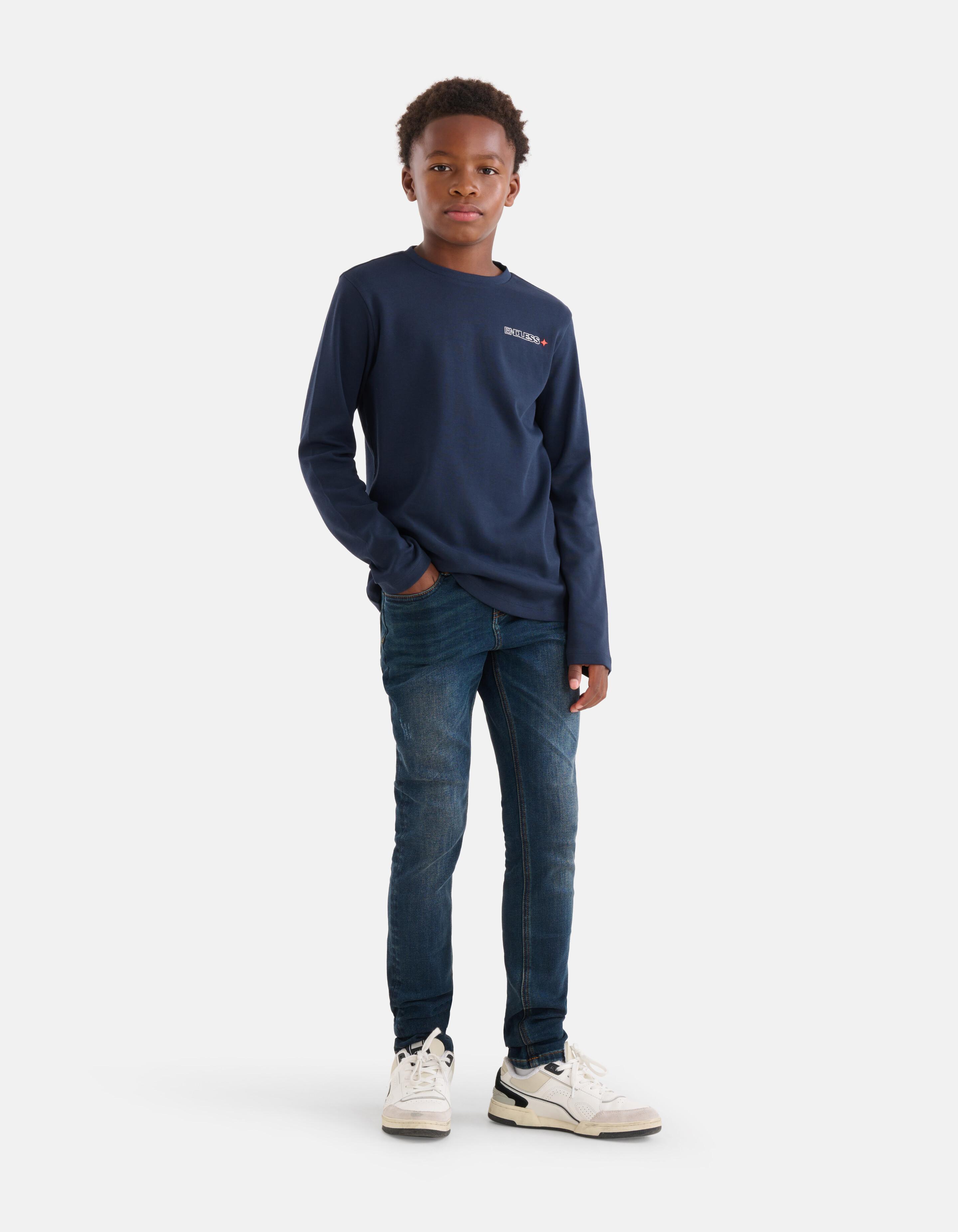 Skinny Jeans Donkerblauw SHOEBY BOYS