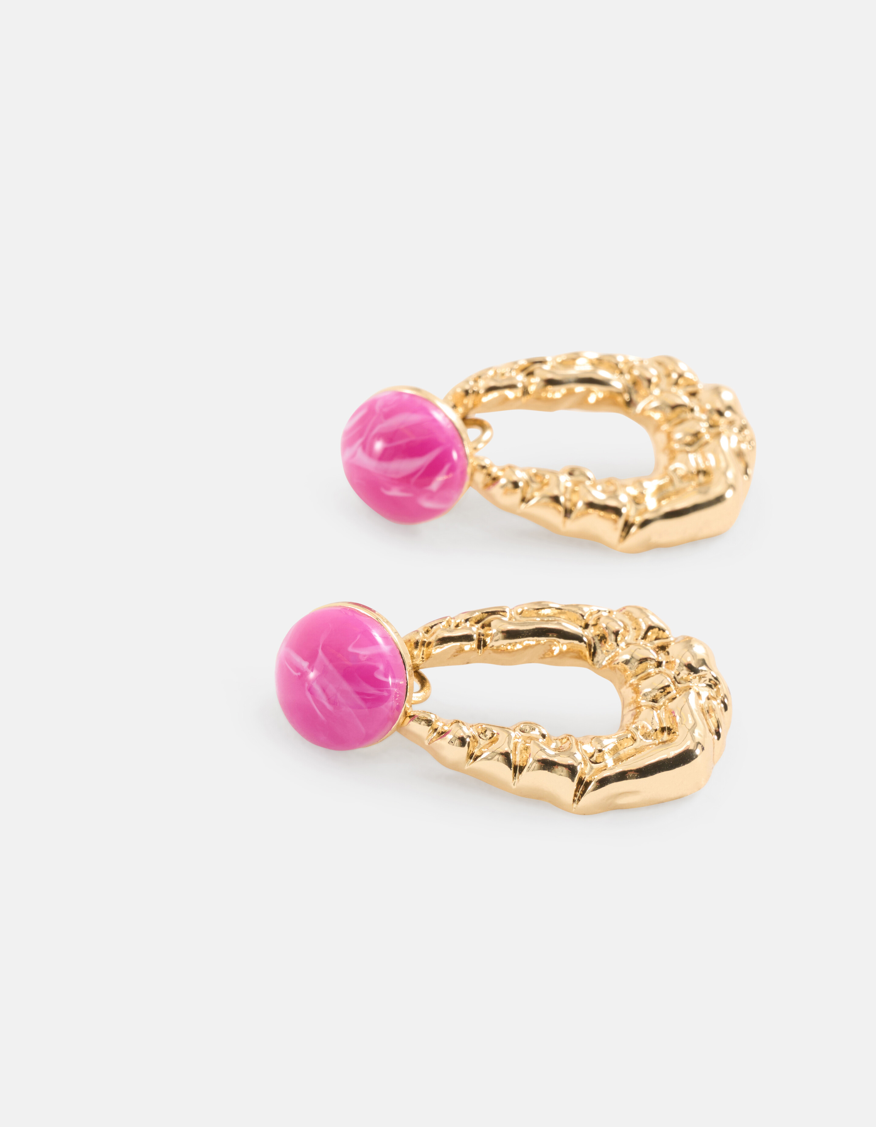 Ovale Steen Oorbellen Goud SHOEBY ACCESSOIRES