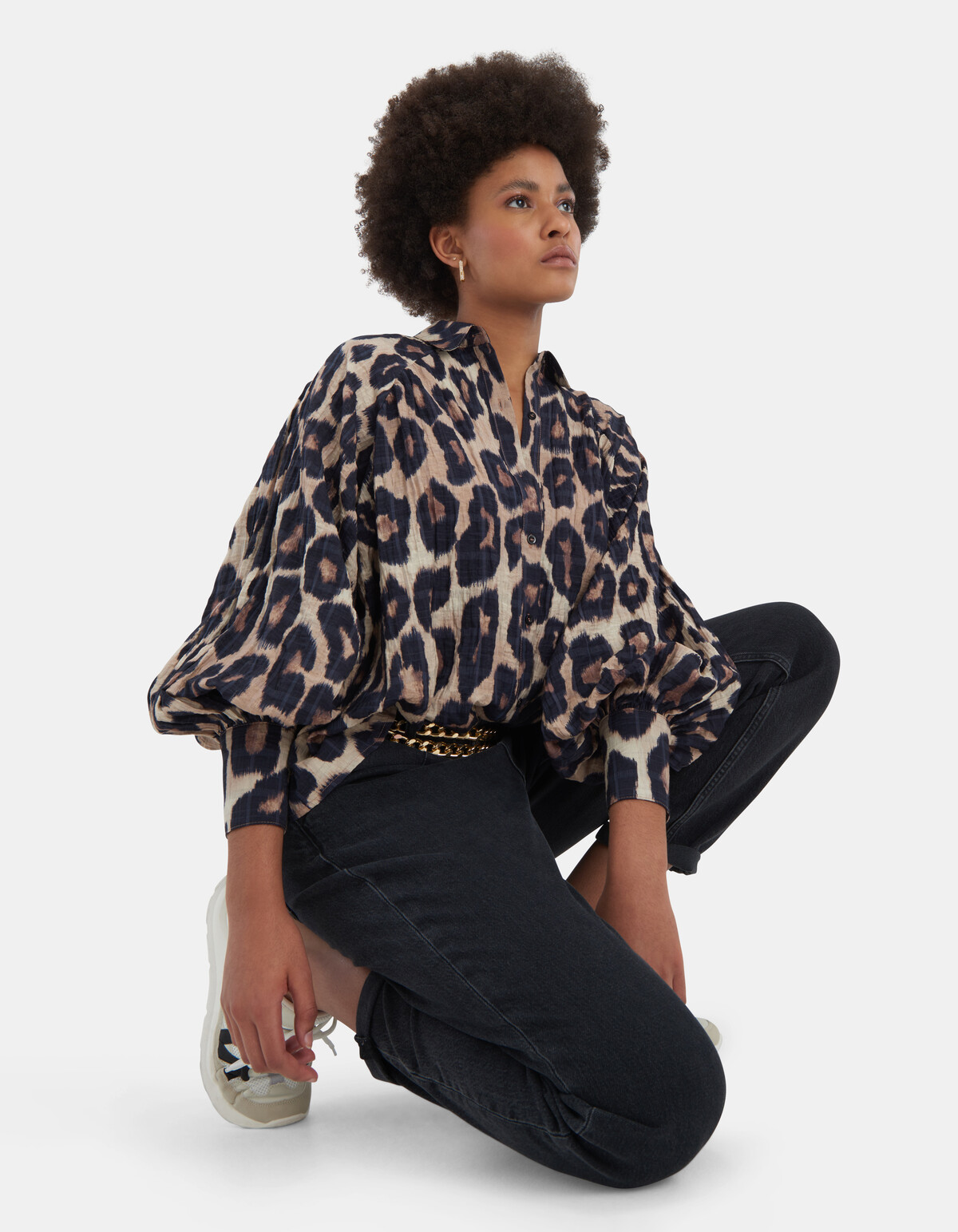 Leopard Blouse