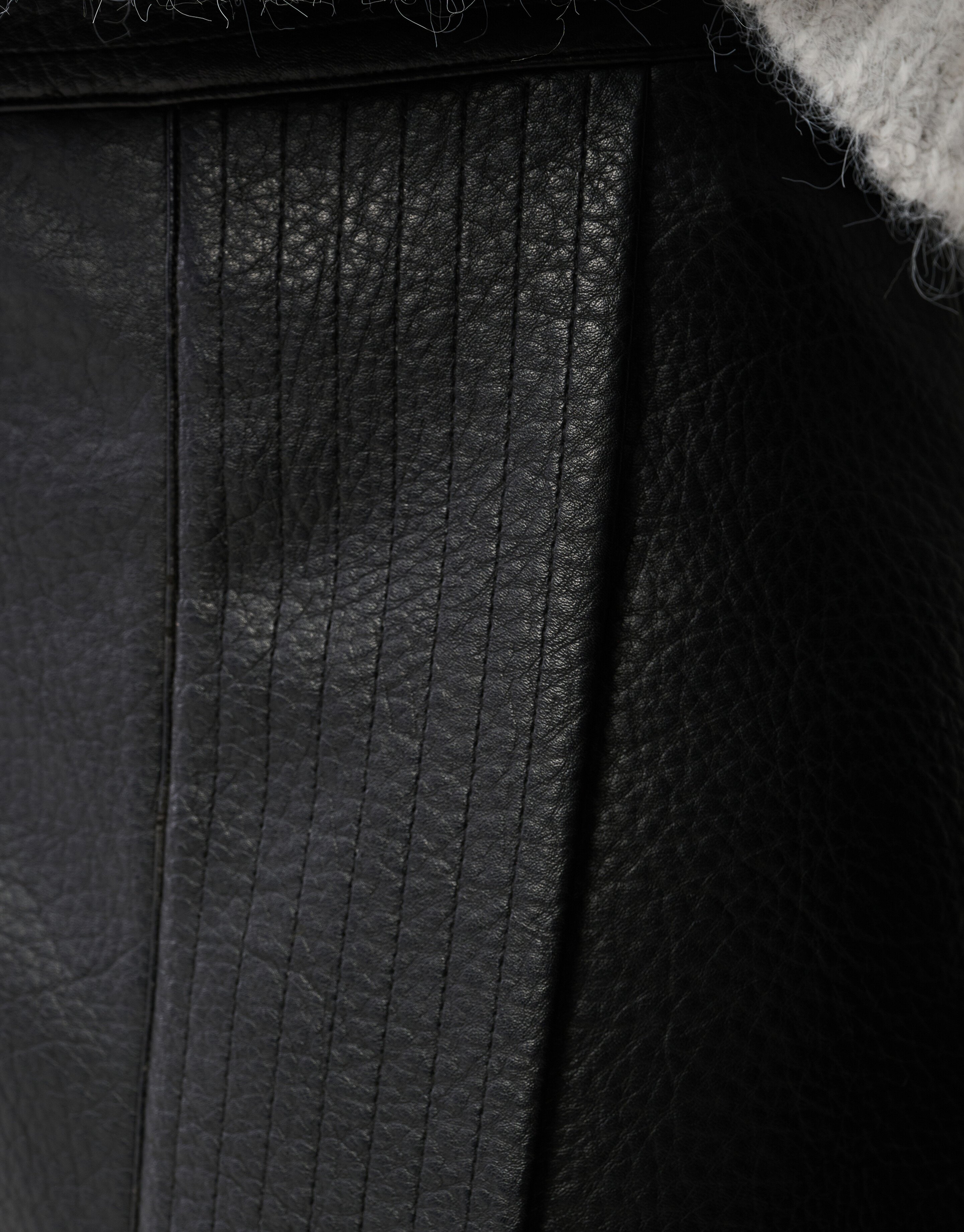 Vegan Leren Overlap Rok Zwart SHOEBY WOMEN