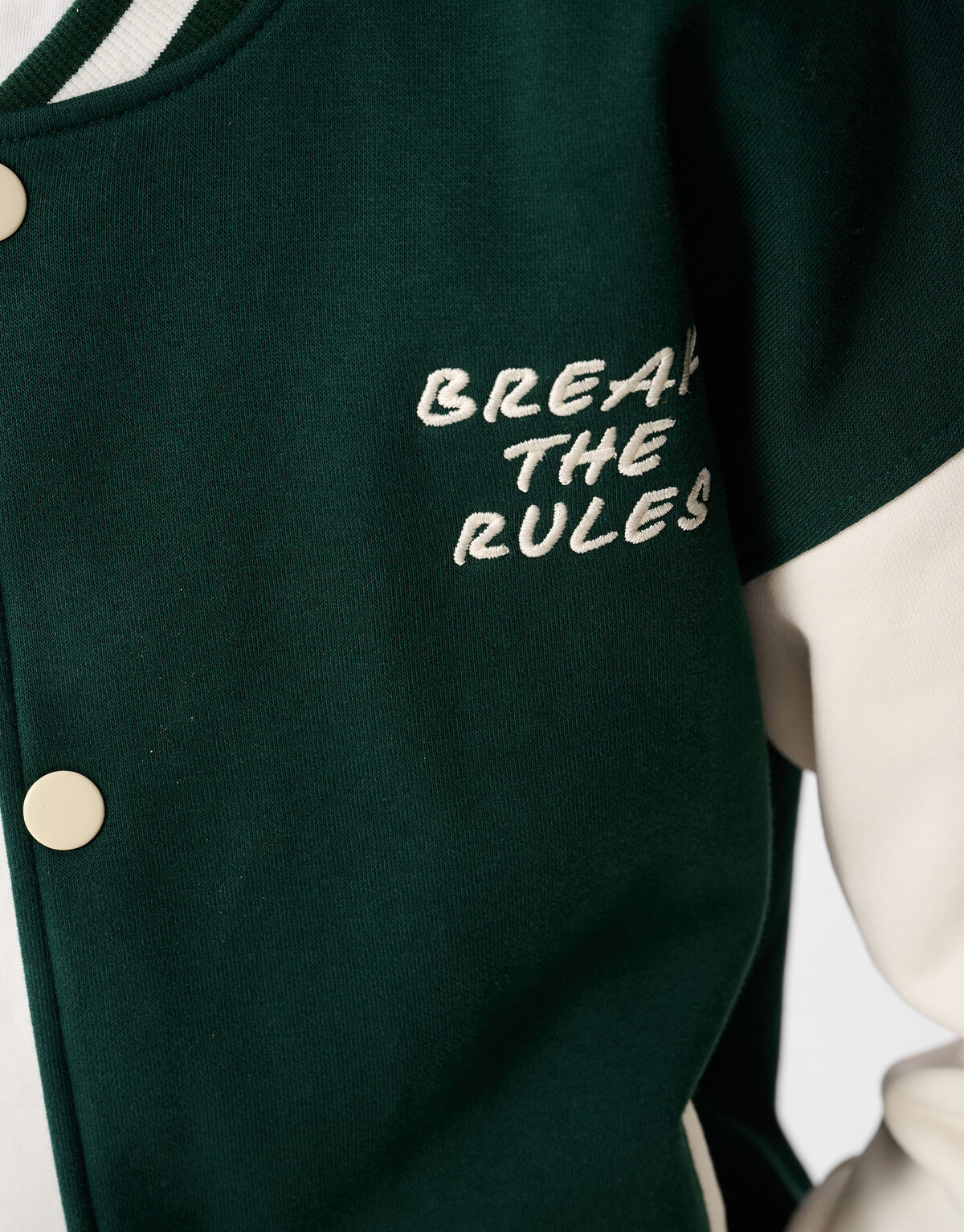 Varsity Bomber Jack Donkergroen SHOEBY BOYS