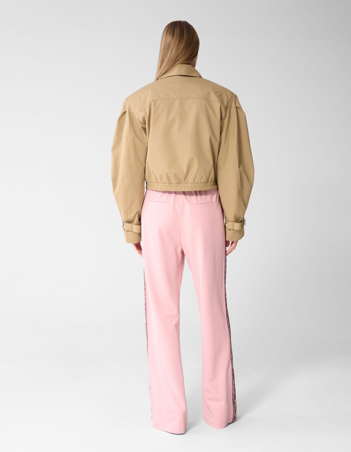 Swirl Wide Leg Fit Broek Roze SHOEBY WOMEN