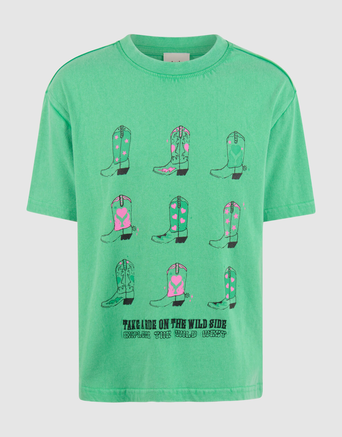 Artwork T-shirt Groen SHOEBY GIRLS