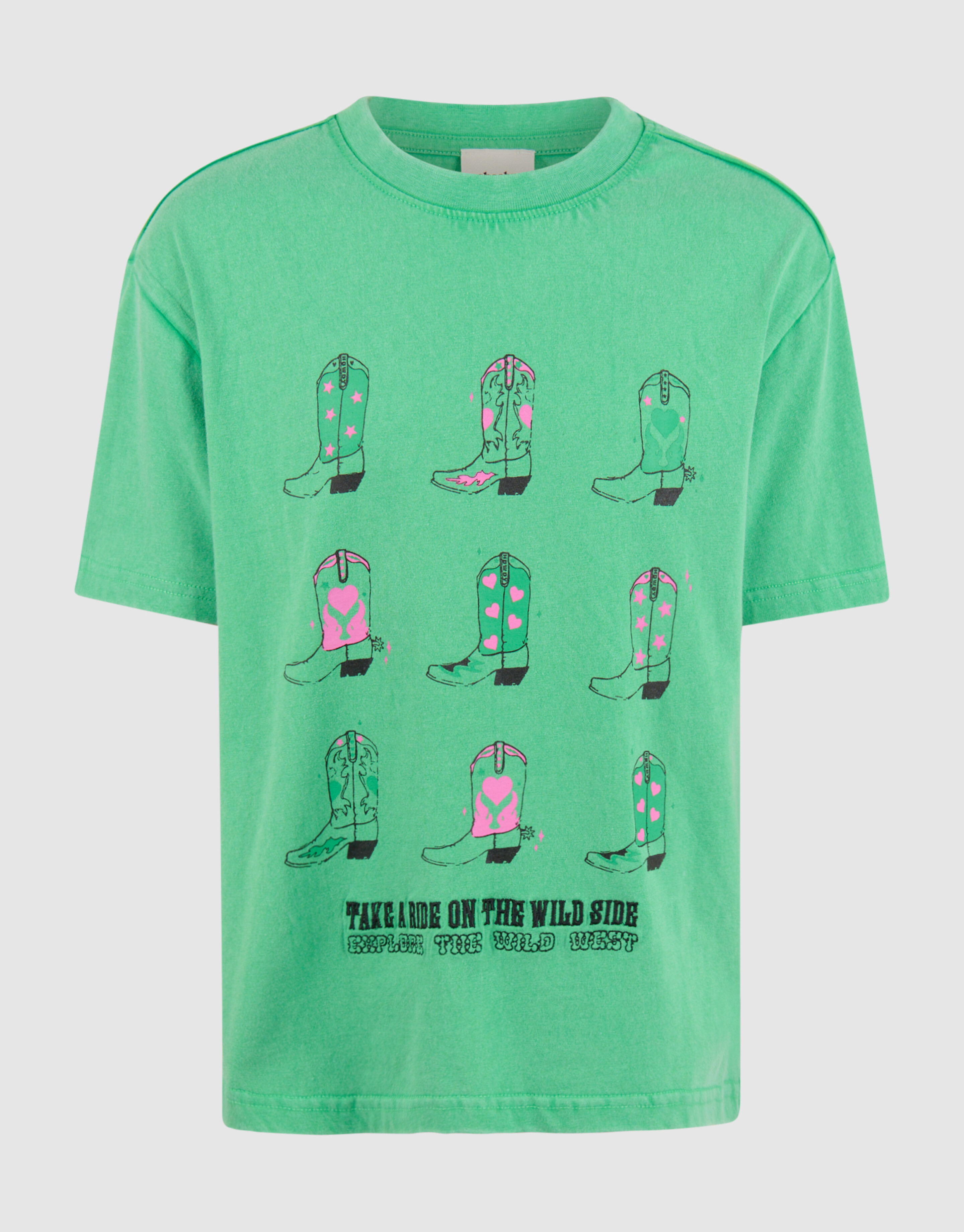 Artwork T-shirt Groen SHOEBY GIRLS
