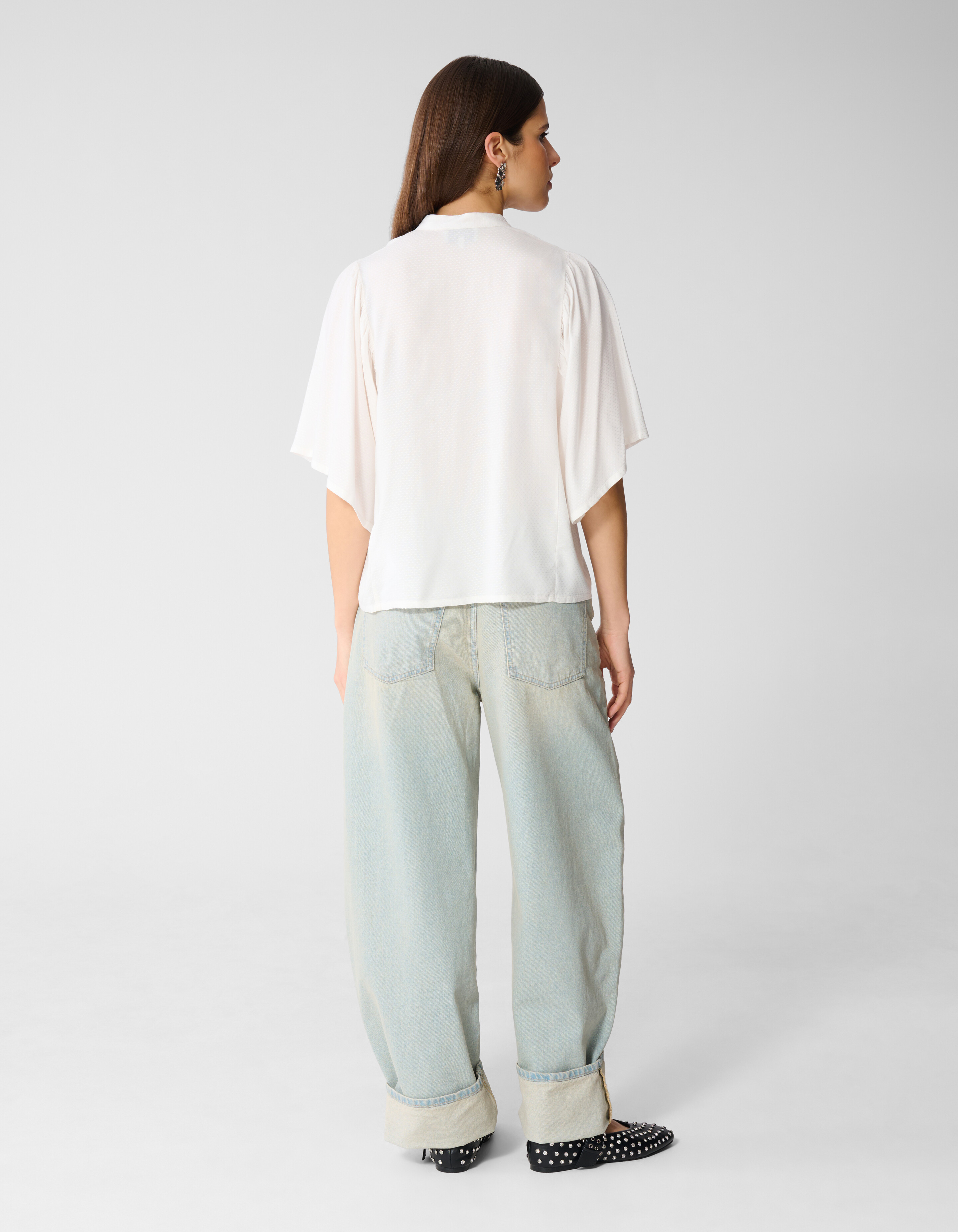 Flowy Top Wit SHOEBY WOMEN