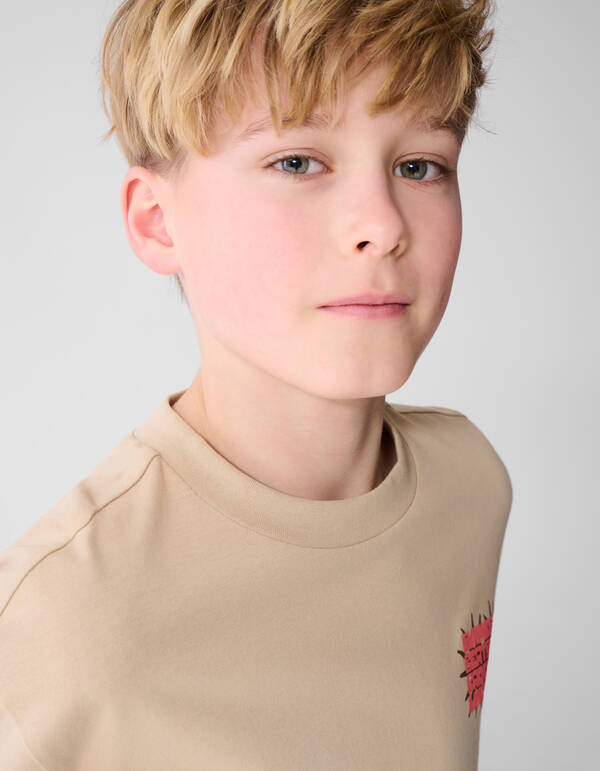 Limonata Artwork T-shirt Zand SHOEBY BOYS