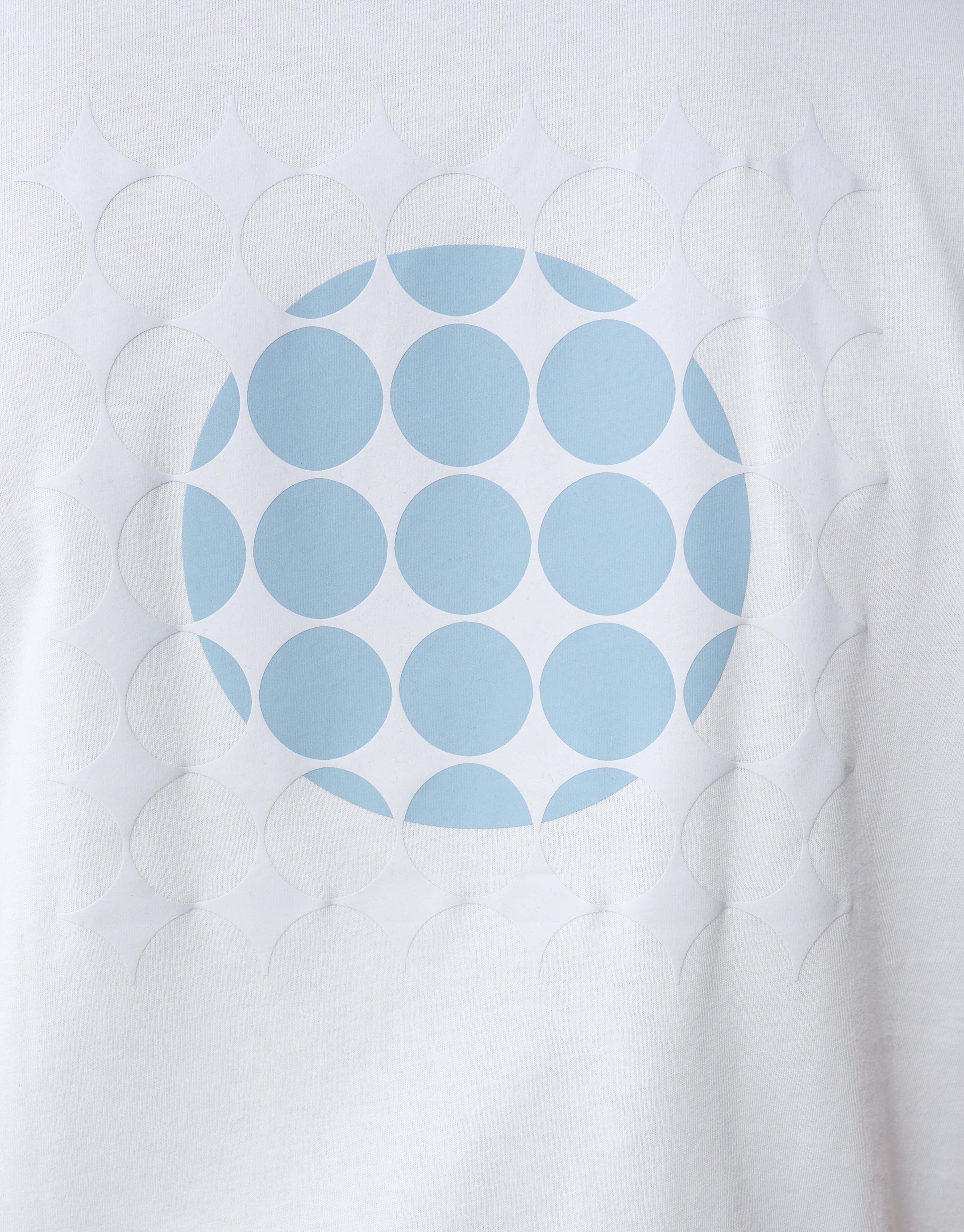 Fading Circle Artwork T-shirt Lichtblauw SHOEBY MEN