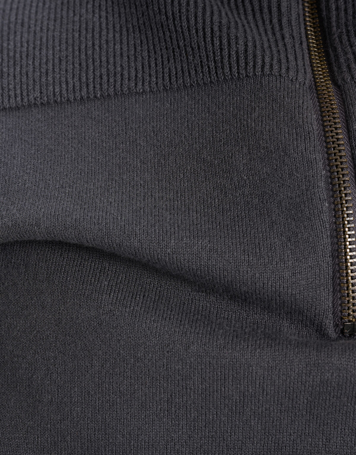 Zipper Trui Antraciet SHOEBY MEN