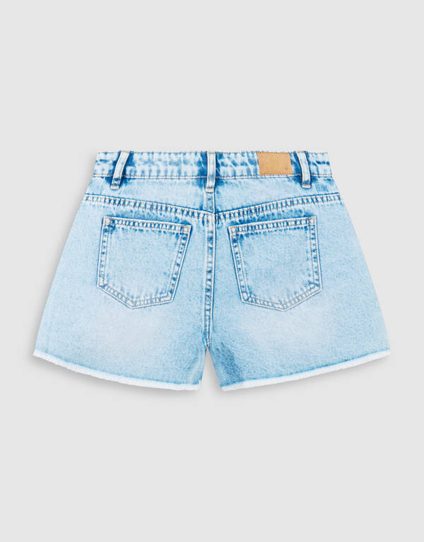 Basis Denim Short Blauw SHOEBY GIRLS