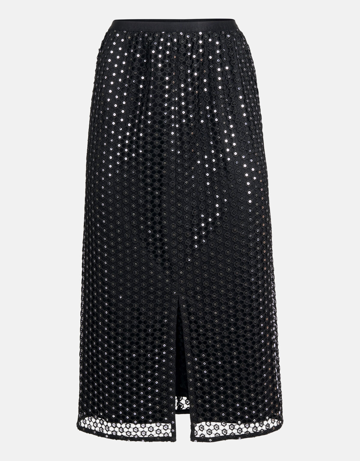Kanten Glitter Rok Zwart SHOEBY WOMEN