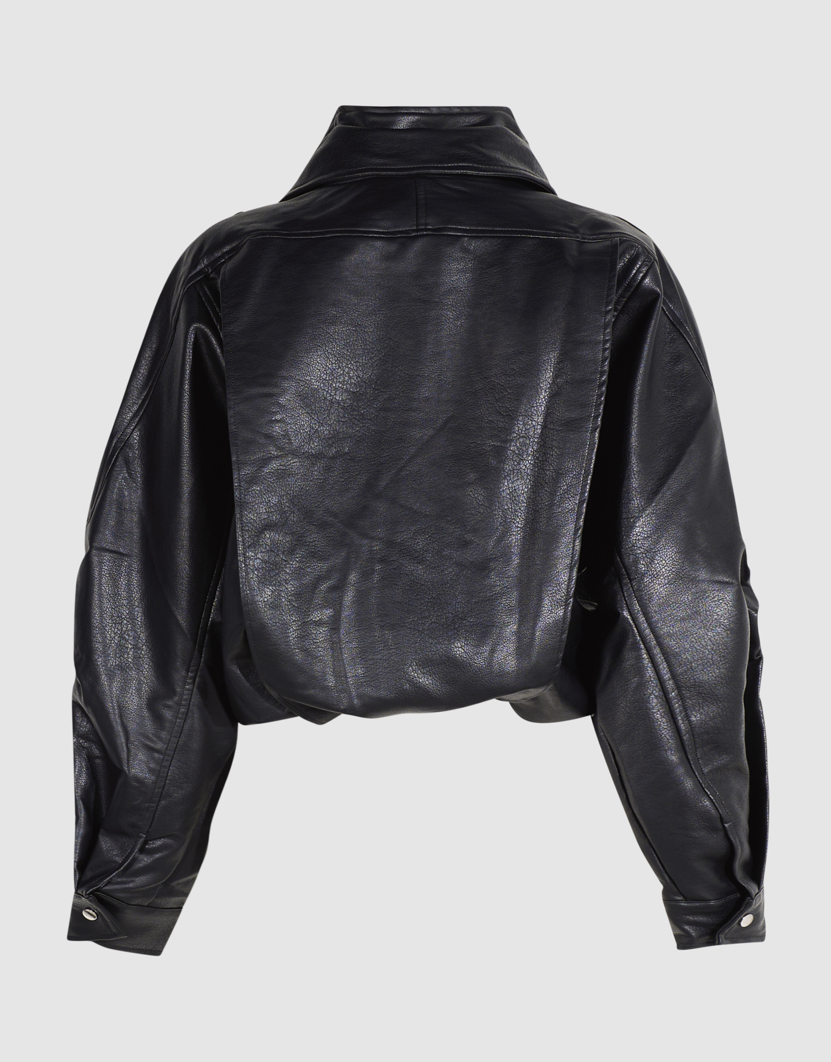 Faux Leather Funnel Neck Jack Zwart SHOEBY WOMEN