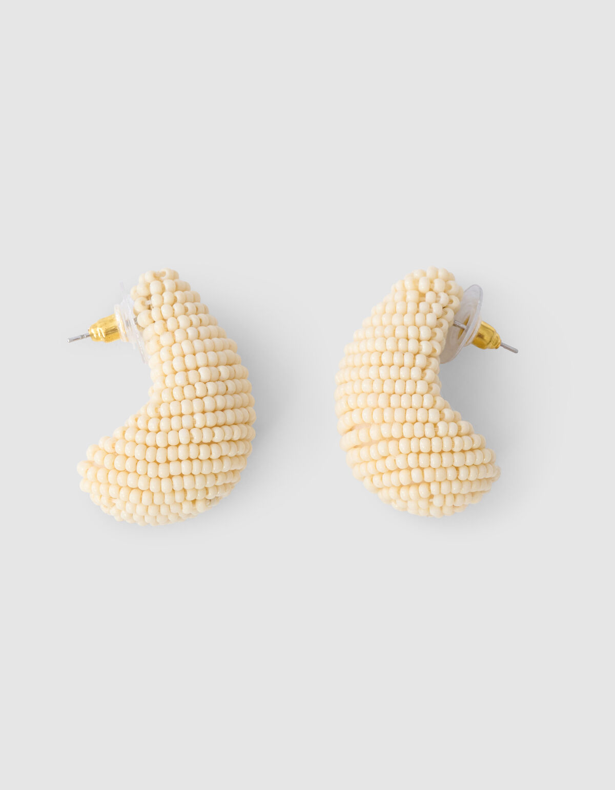 Beaded Drop Oorbellen Gebroken Wit SHOEBY ACCESSOIRES