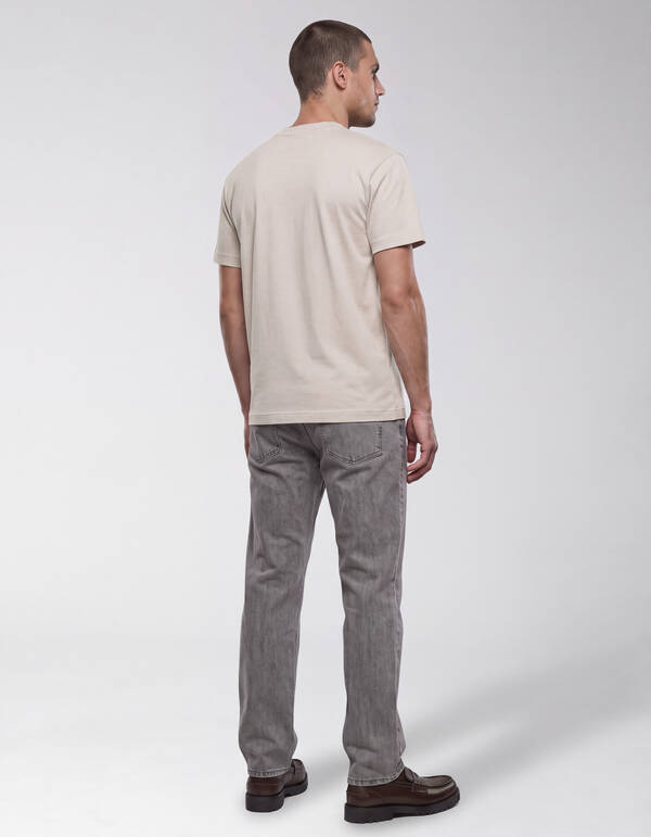 Cross Stitch T-shirt Zand SHOEBY MEN