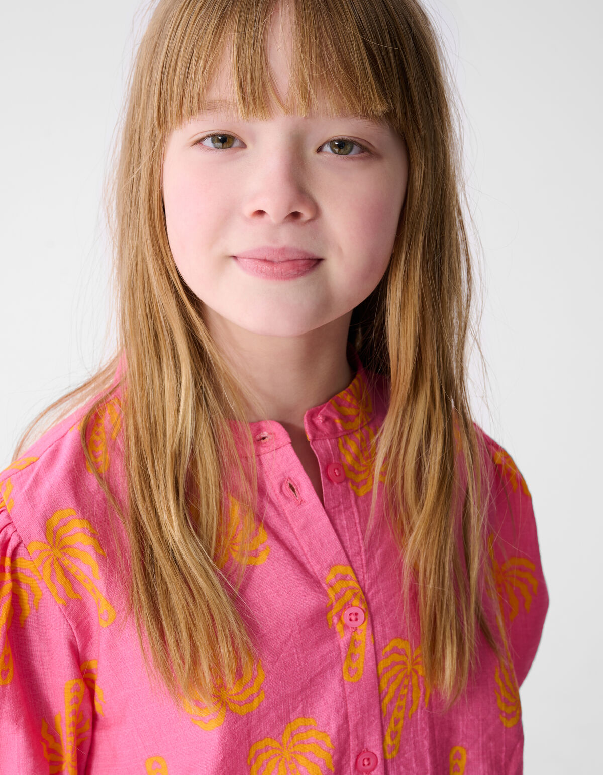 Palm Print Mini Jurk Roze SHOEBY GIRLS