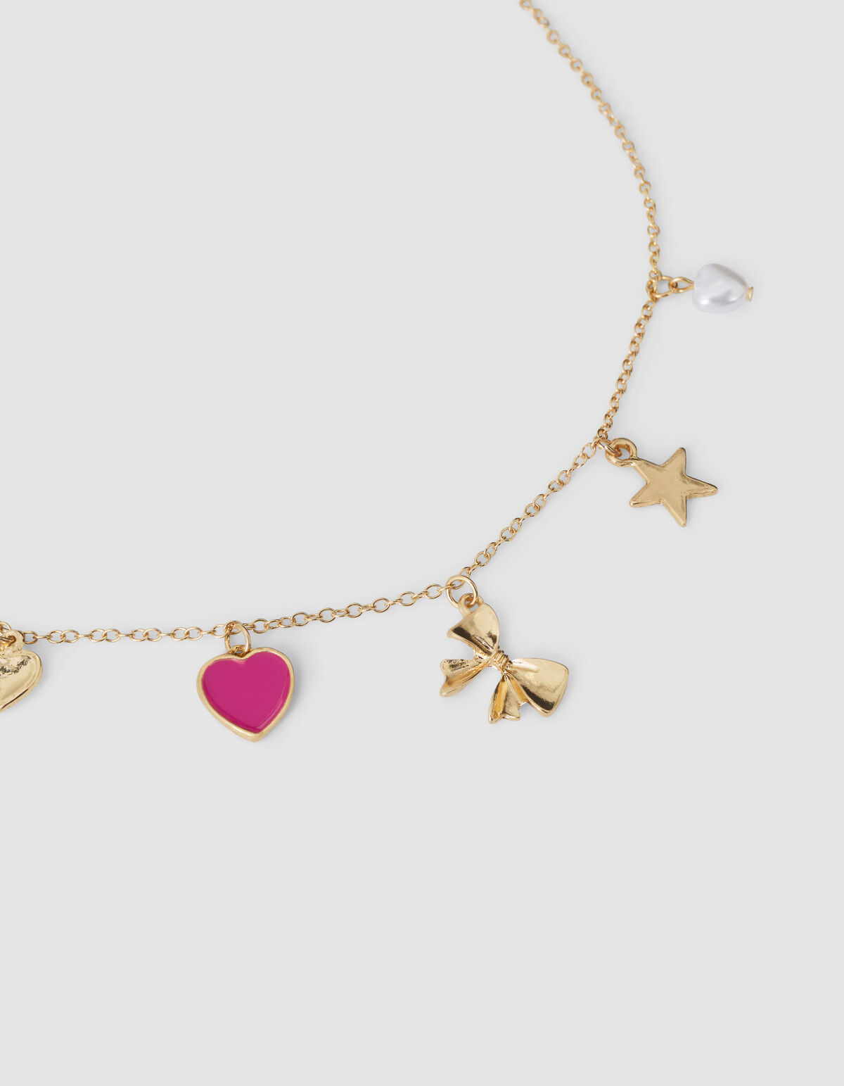 Love Charm Ketting Goud SHOEBY ACCESSOIRES