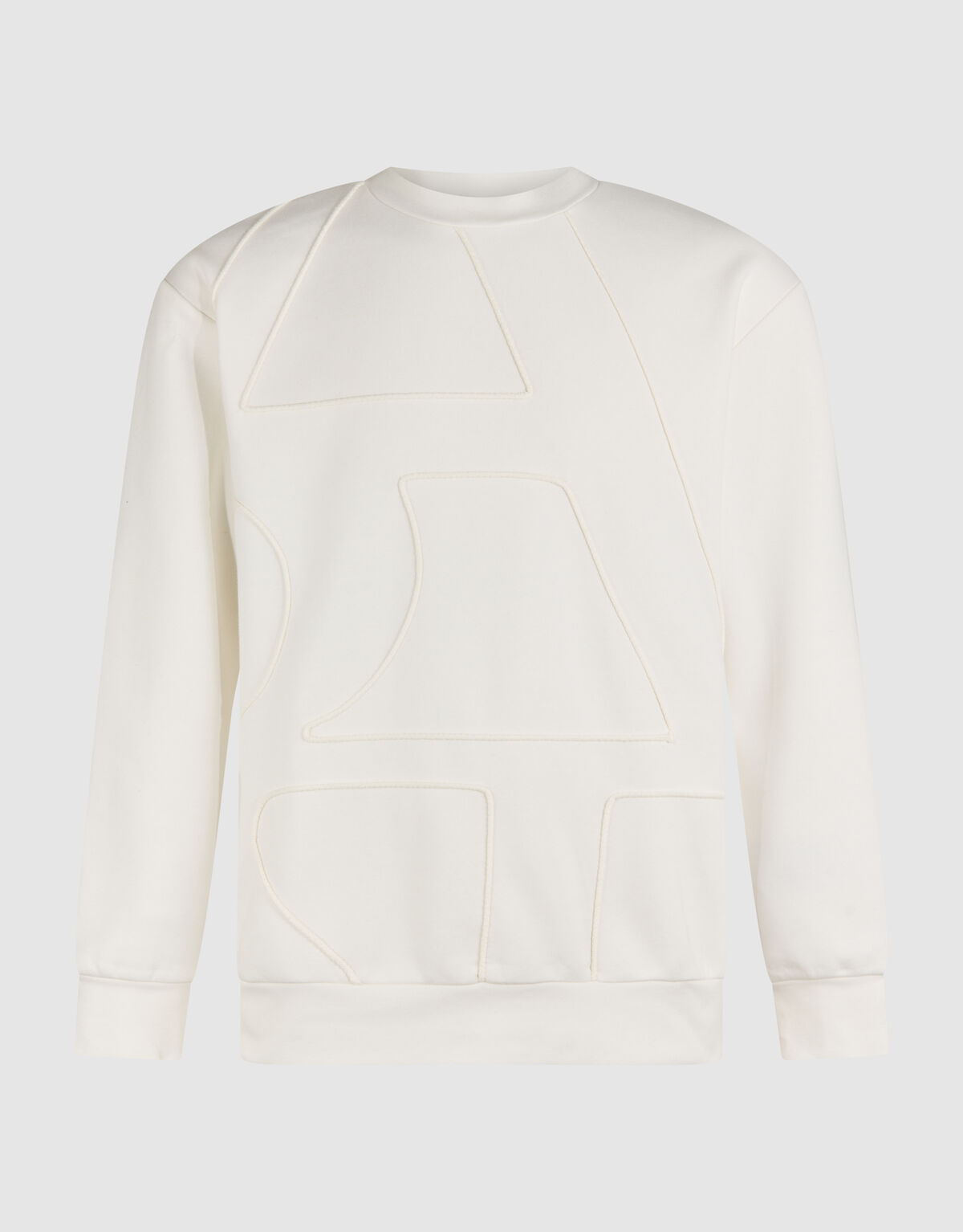 Cord Artwork Sweater Gebroken Wit SHOEBY MEN