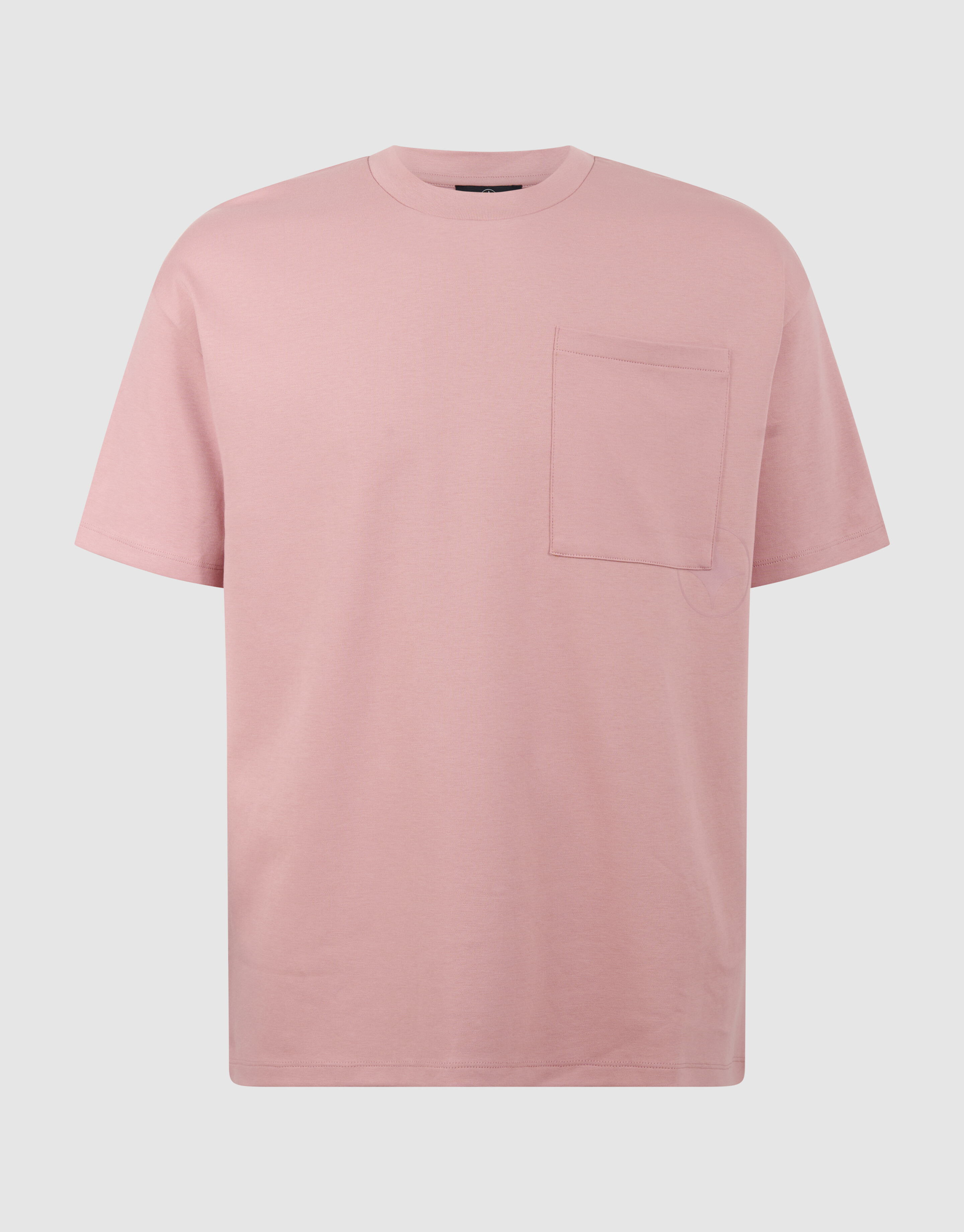 Logo Pocket T-shirt Roze SHOEBY MEN