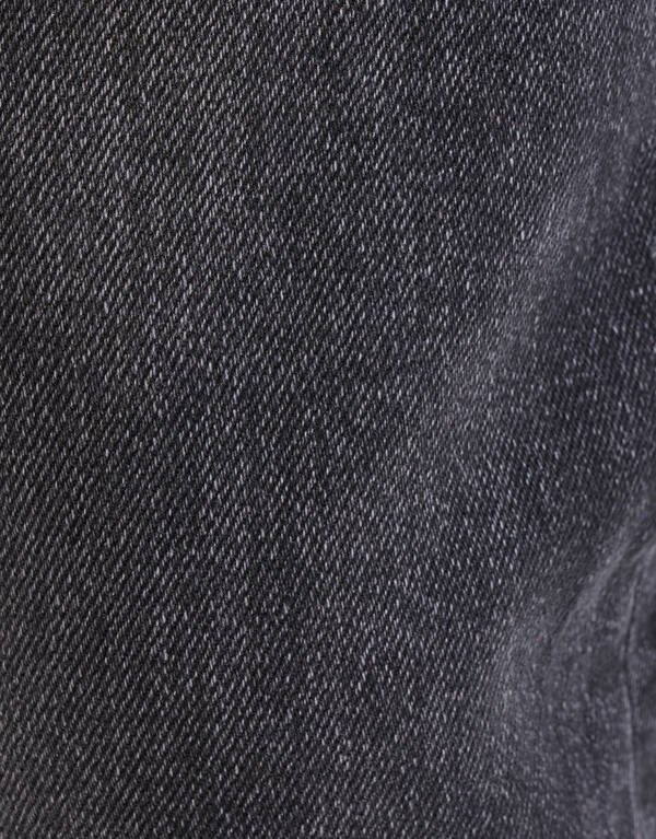 Washed Straight Fit Jeans Zwart L34 SHOEBY MEN