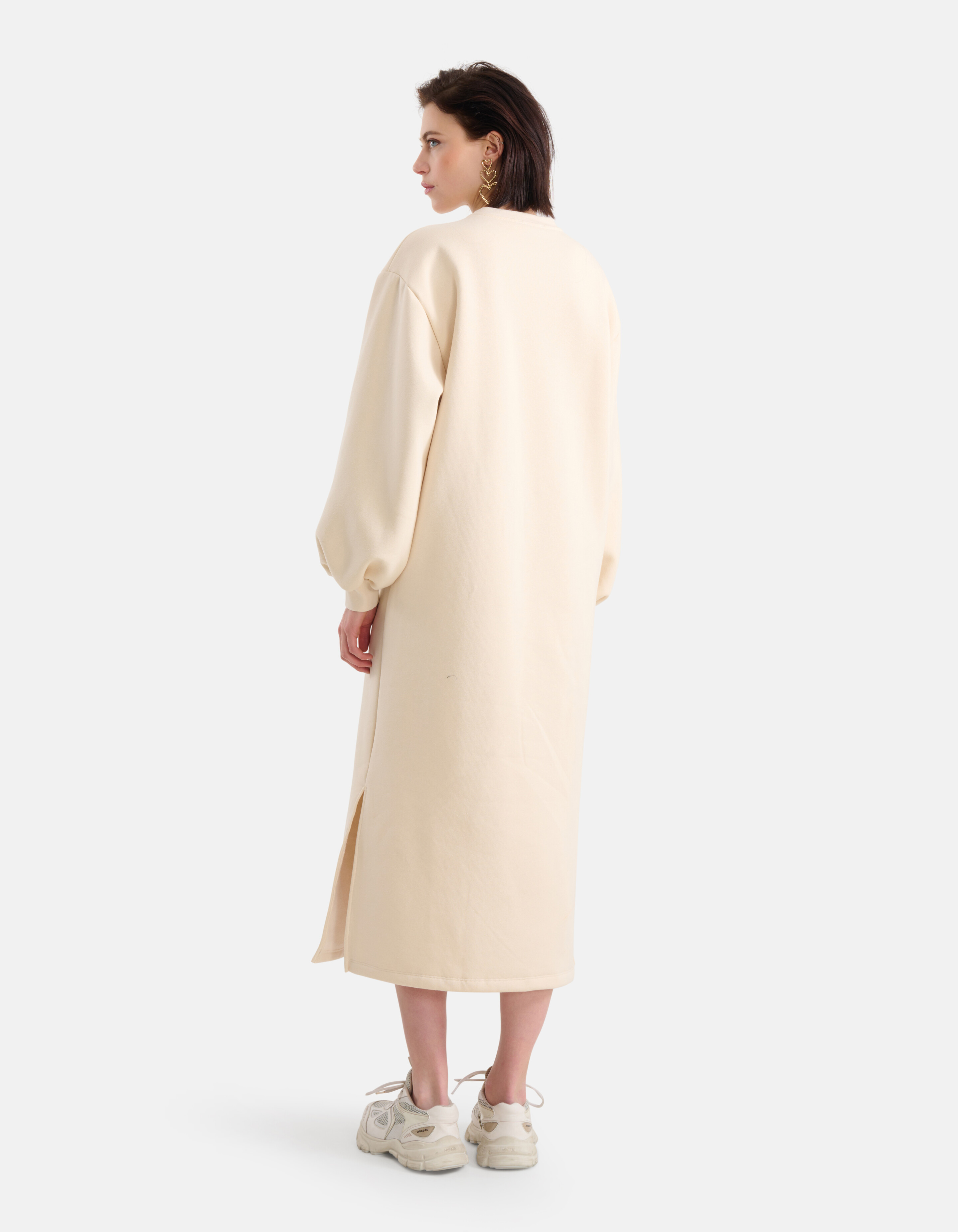 Sweater Dress Gebroken Wit SHOEBY WOMEN