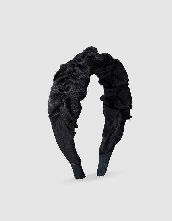 Scrunched Haarband Zwart SHOEBY ACCESSOIRES