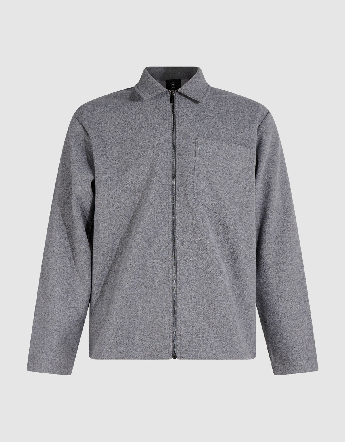 Melange Overshirt Grijs SHOEBY MEN
