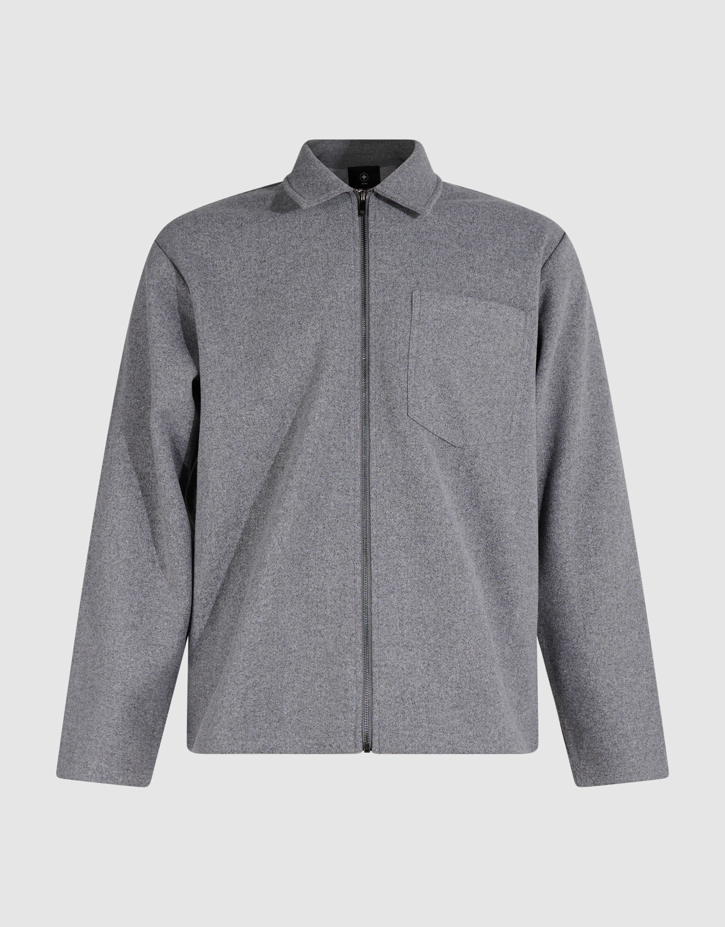 Melange Overshirt Grijs SHOEBY MEN