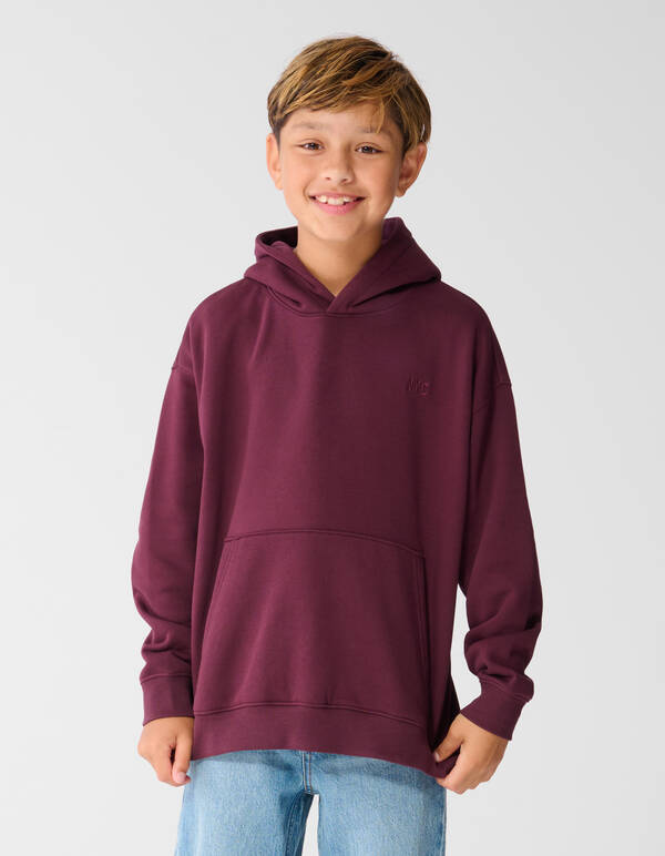 Chill Hoodie Donkerrood SHOEBY BOYS