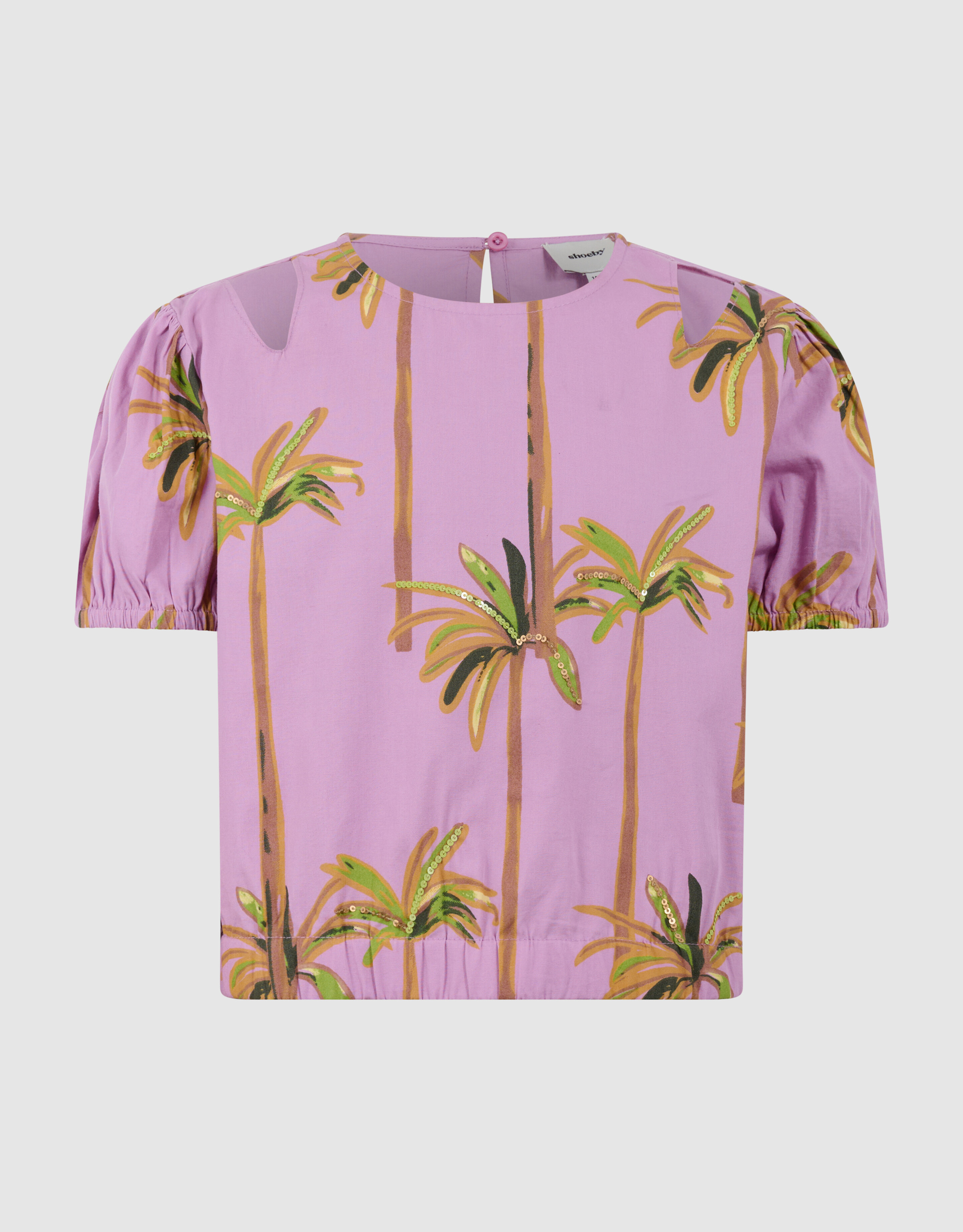 Palm Sequin Top Lichtpaars SHOEBY GIRLS