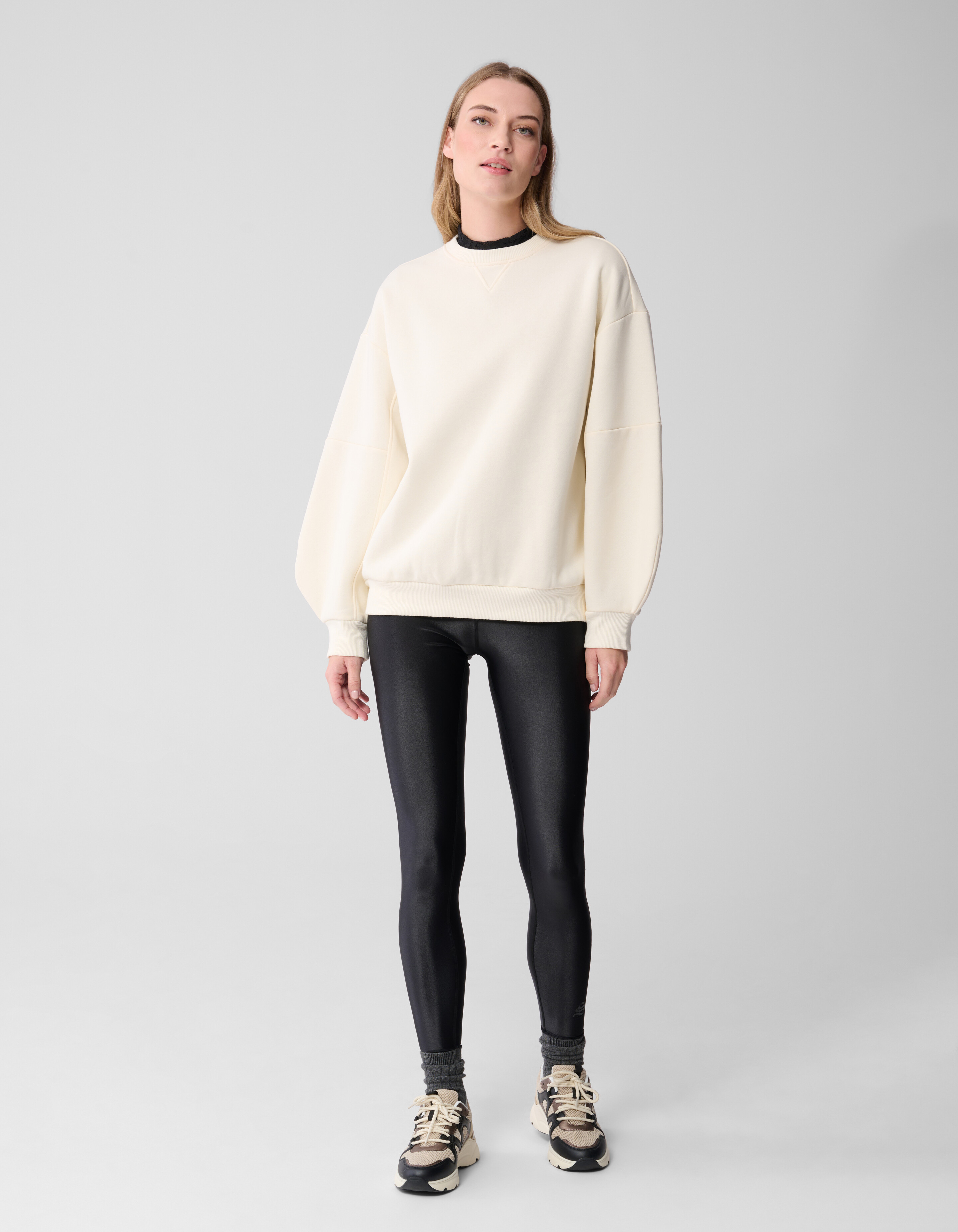 Big Sleeve Sweater Gebroken Wit SHOEBY WOMEN