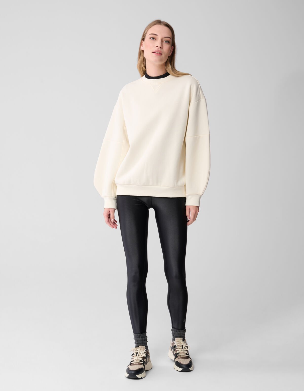 Big Sleeve Sweater Gebroken Wit SHOEBY WOMEN