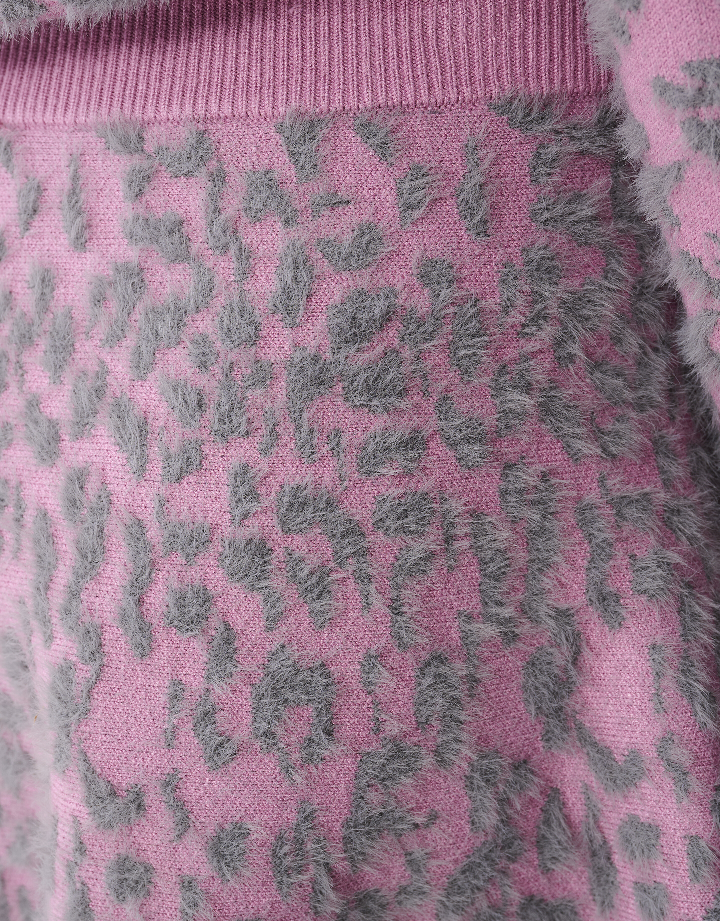 Leopard Knit Rok Roze SHOEBY GIRLS