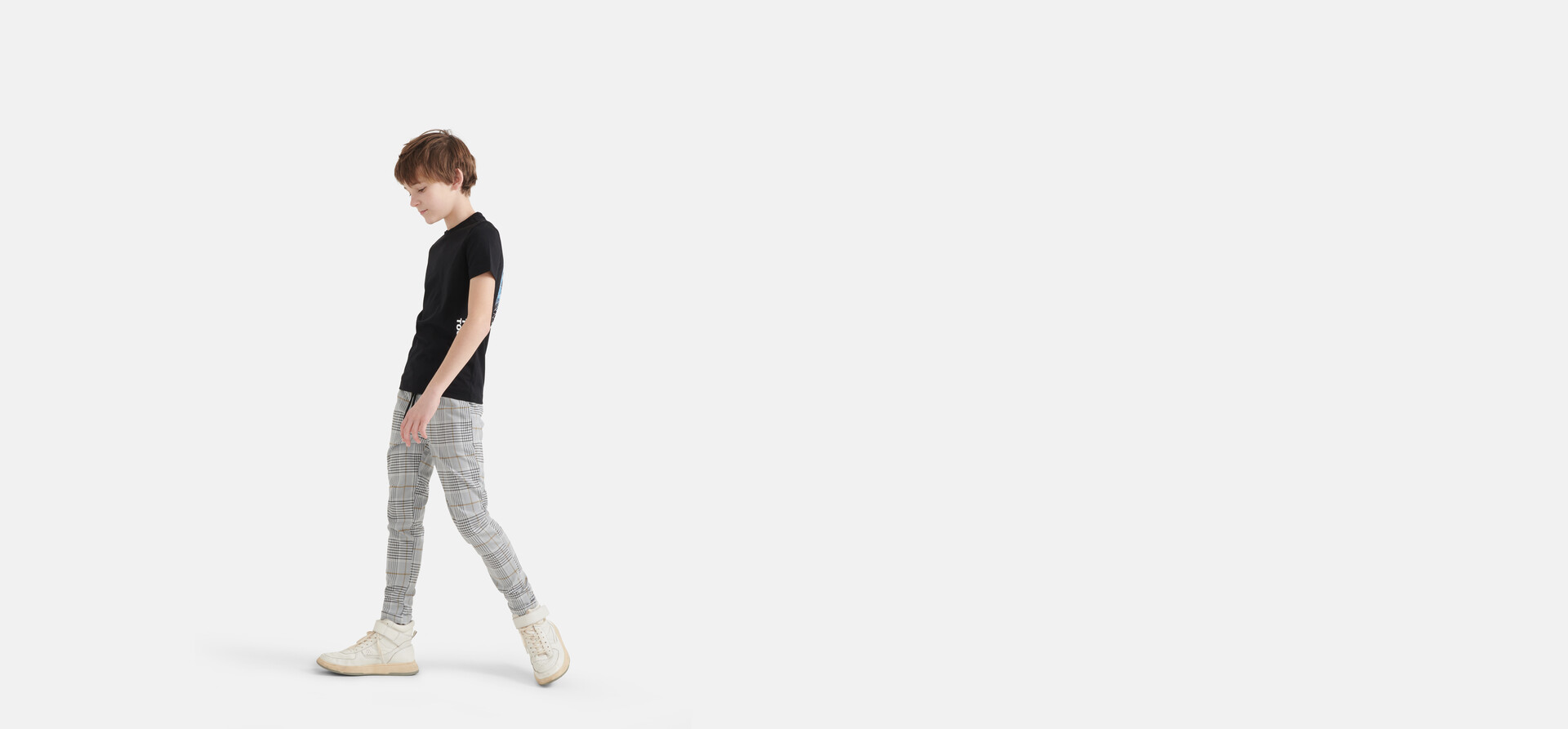 Geruiten Broek Grijs SHOEBY BOYS