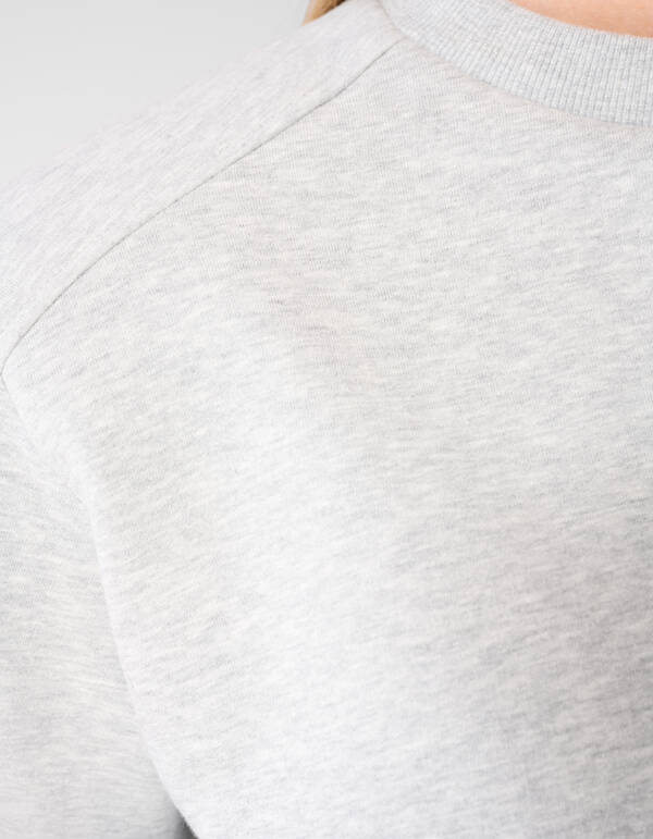 Oversized Sweat T-shirt Lichtgrijs SHOEBY WOMEN