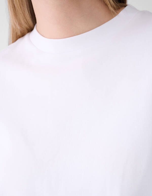 Oversized Basis T-shirt Wit SHOEBY WOMEN