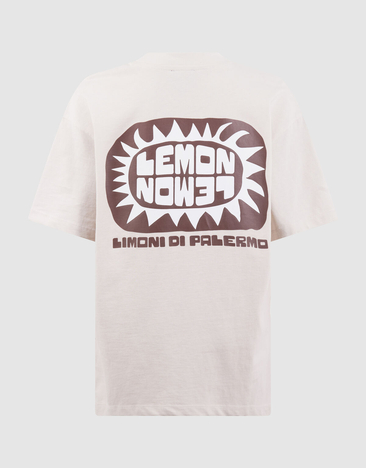 Lemon Artwork T-shirt Beige SHOEBY BOYS