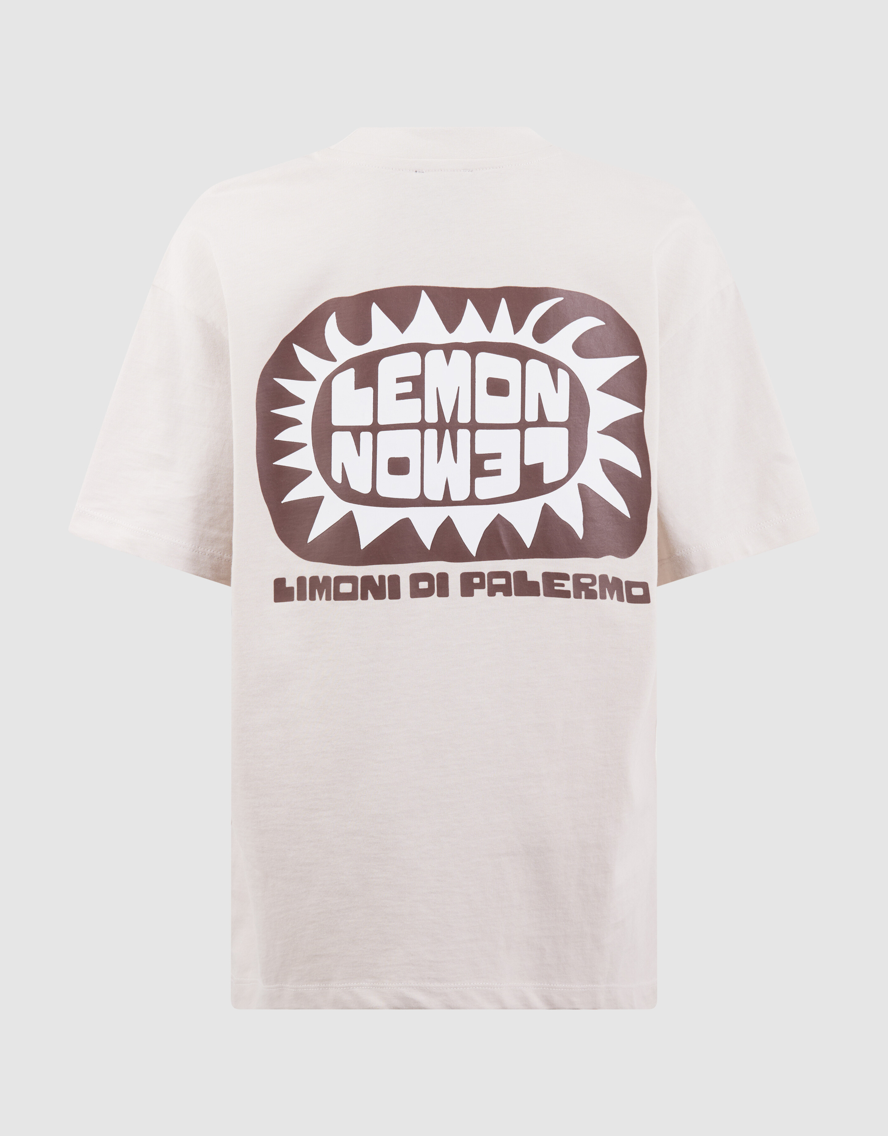 Lemon Artwork T-shirt Beige SHOEBY BOYS