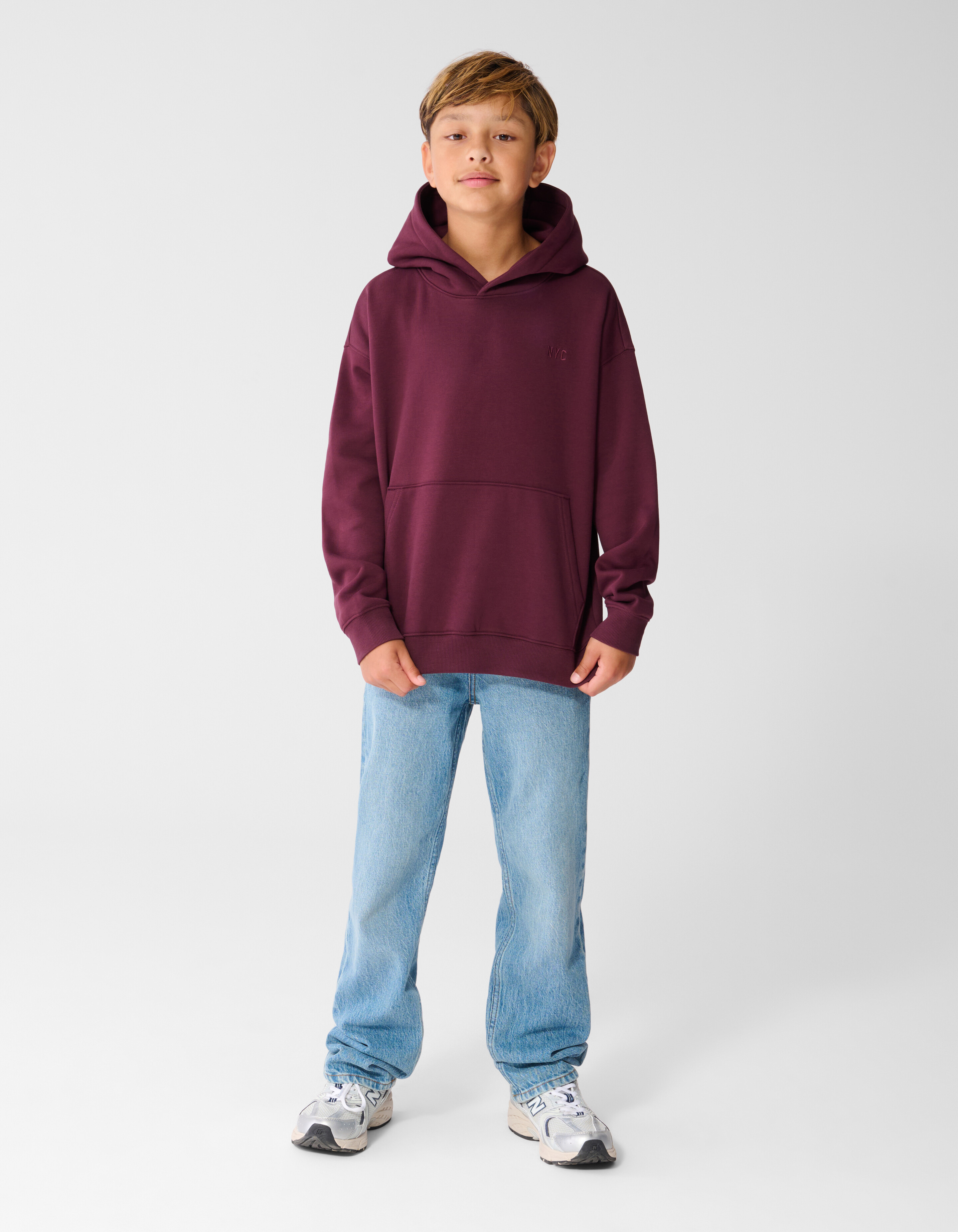 Chill Hoodie Donkerrood SHOEBY BOYS