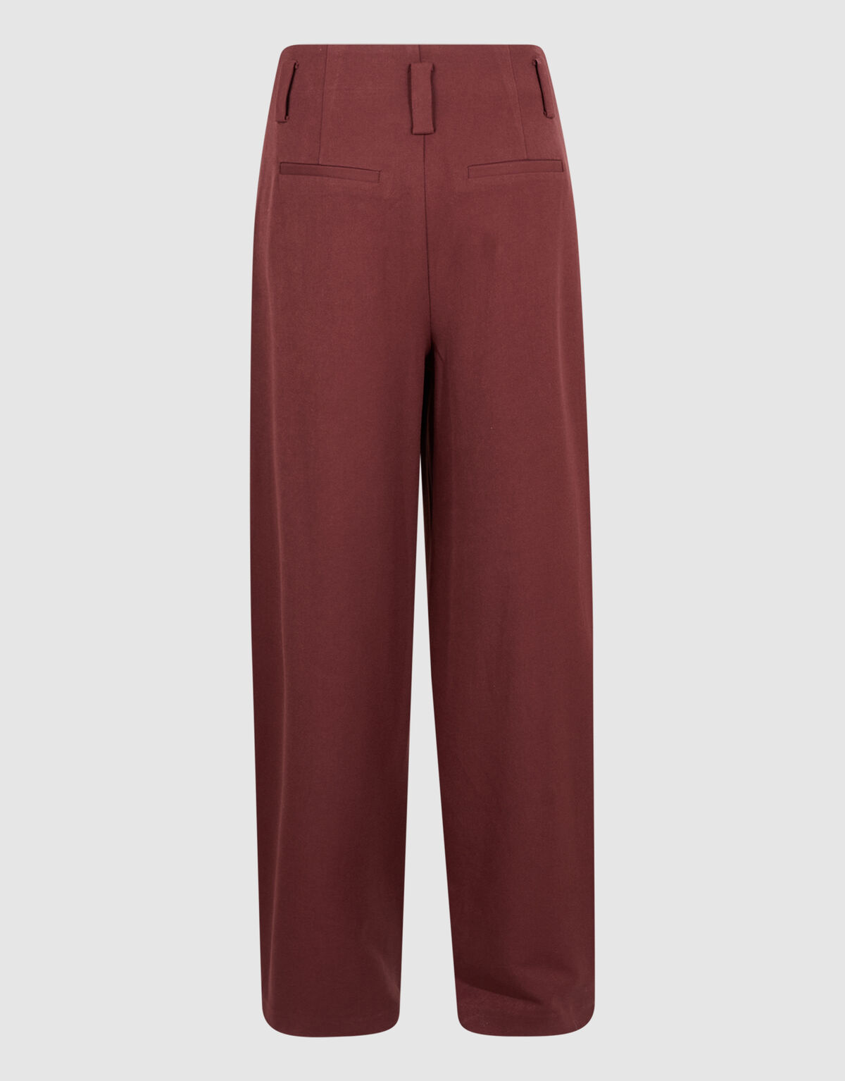 Wide Leg Fit Broek Donkerrood By Mieke SHOEBY WOMEN