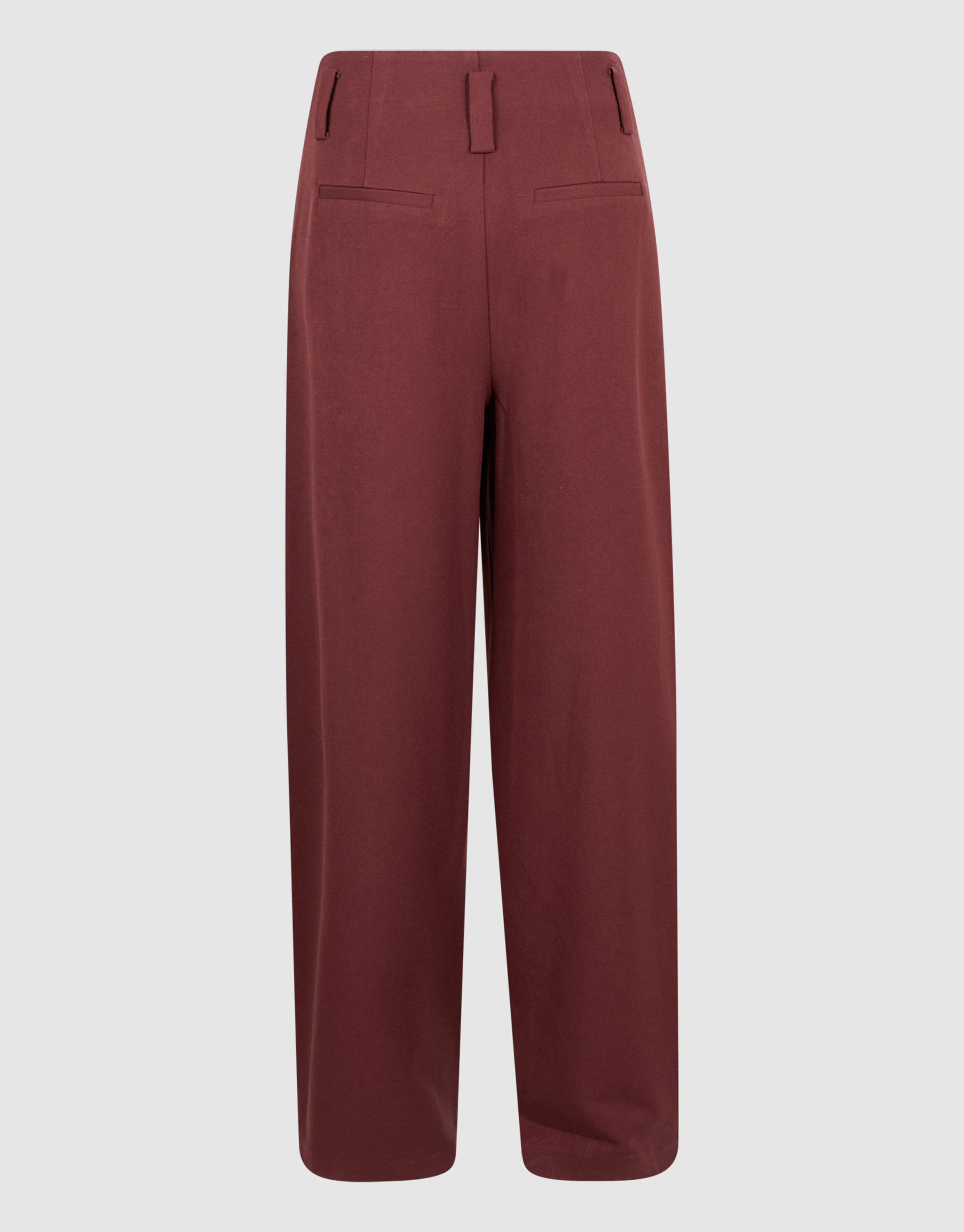 Wide Leg Fit Broek Donkerrood By Mieke SHOEBY WOMEN