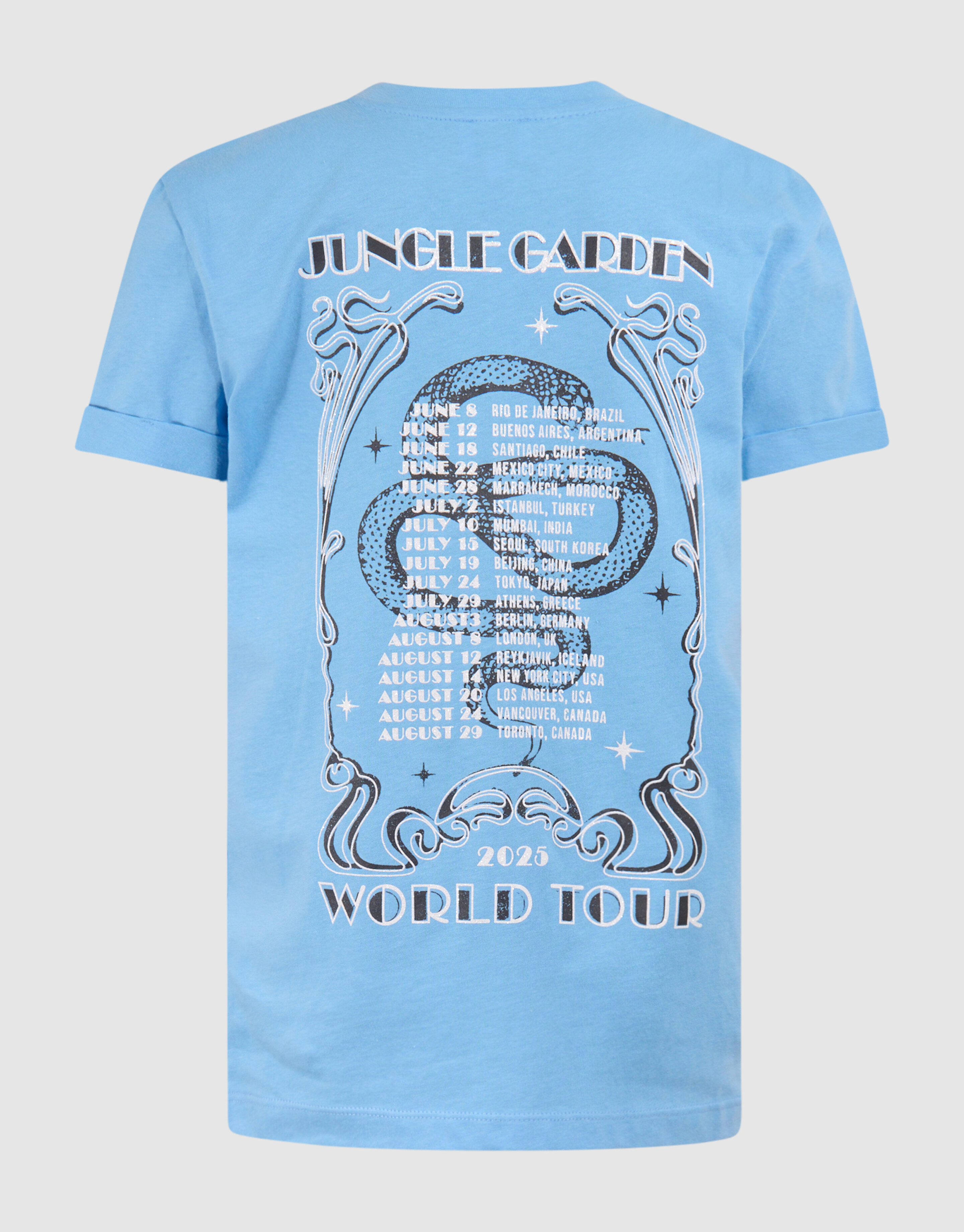 Artwork T-shirt Blauw SHOEBY GIRLS