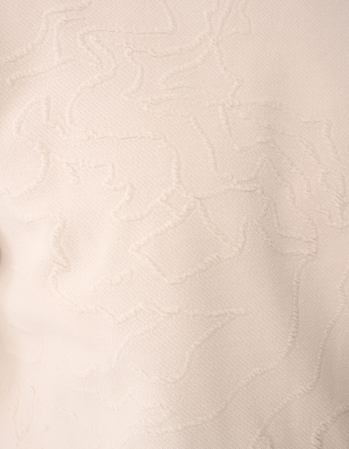 Structuur Sweater Gebroken Wit SHOEBY MEN