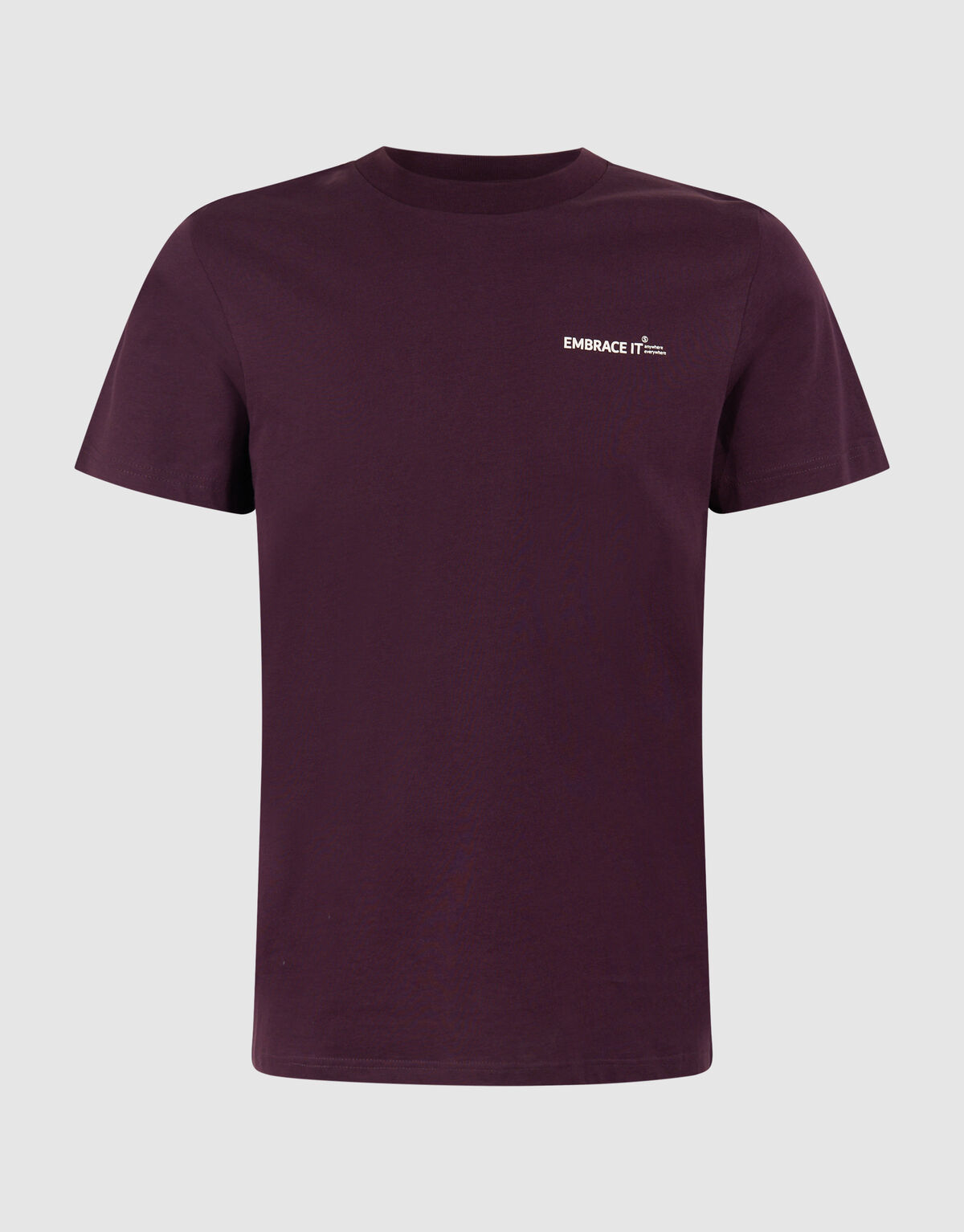 Embrace Artwork T-shirt Donkerrood SHOEBY MEN