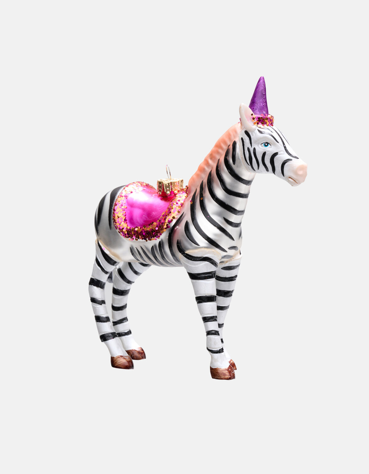 Zebra Kerstbal By Fred SHOEBY ACCESSOIRES