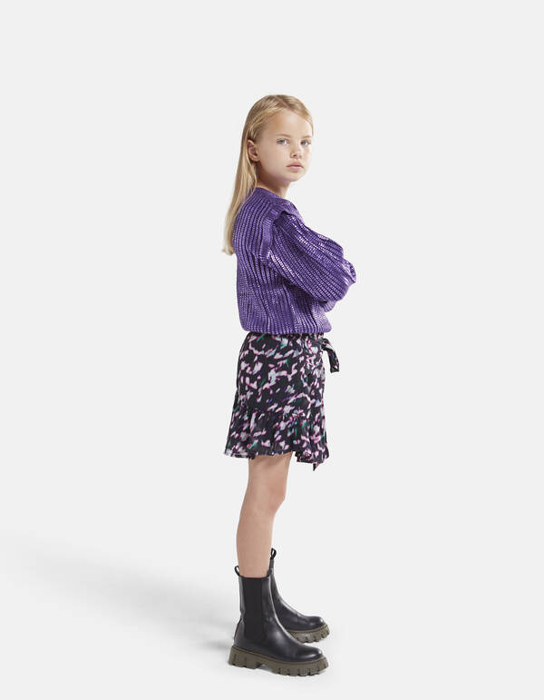 Print Rok Paars SHOEBY GIRLS