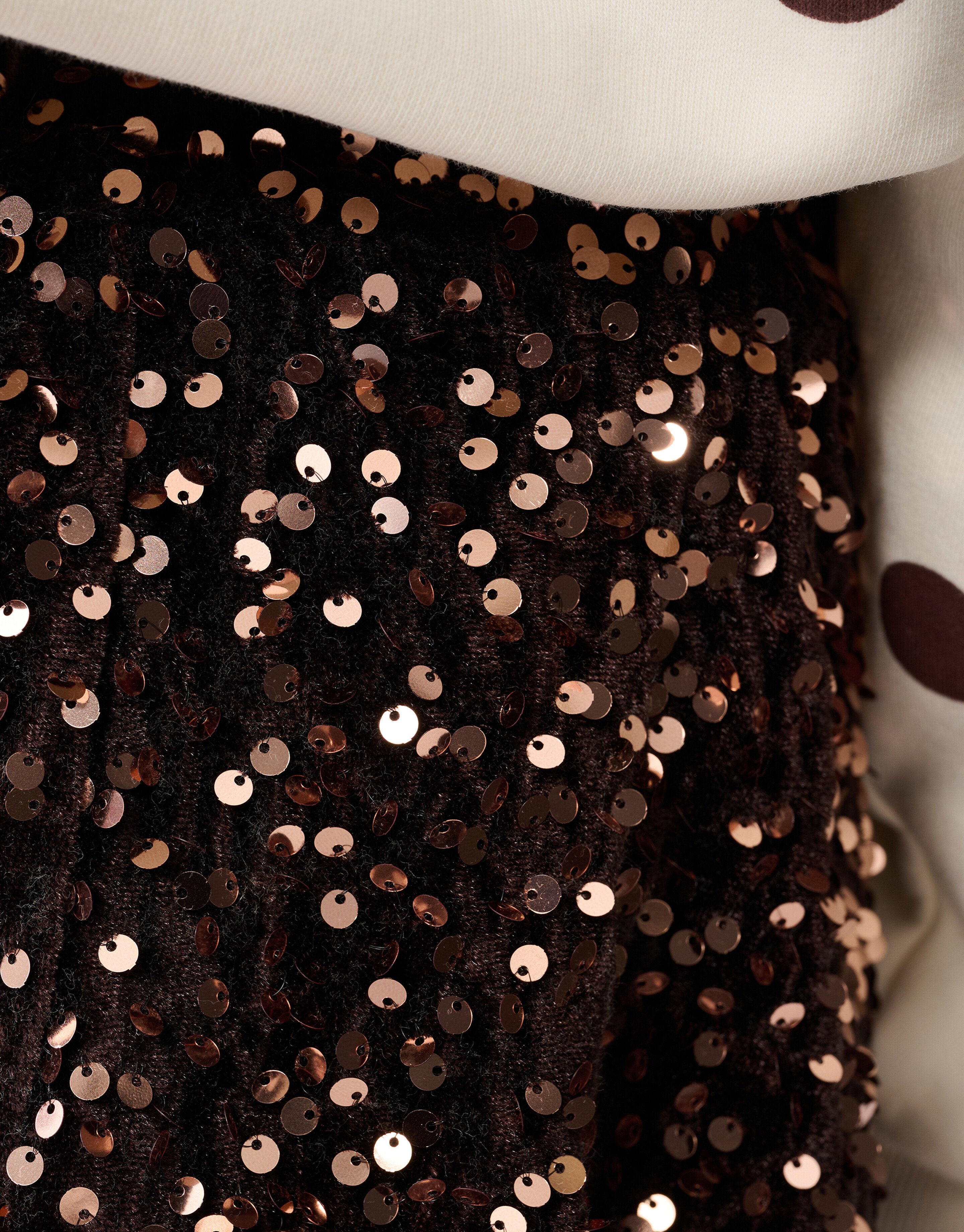 Sequin Mini Rok Bruin SHOEBY GIRLS