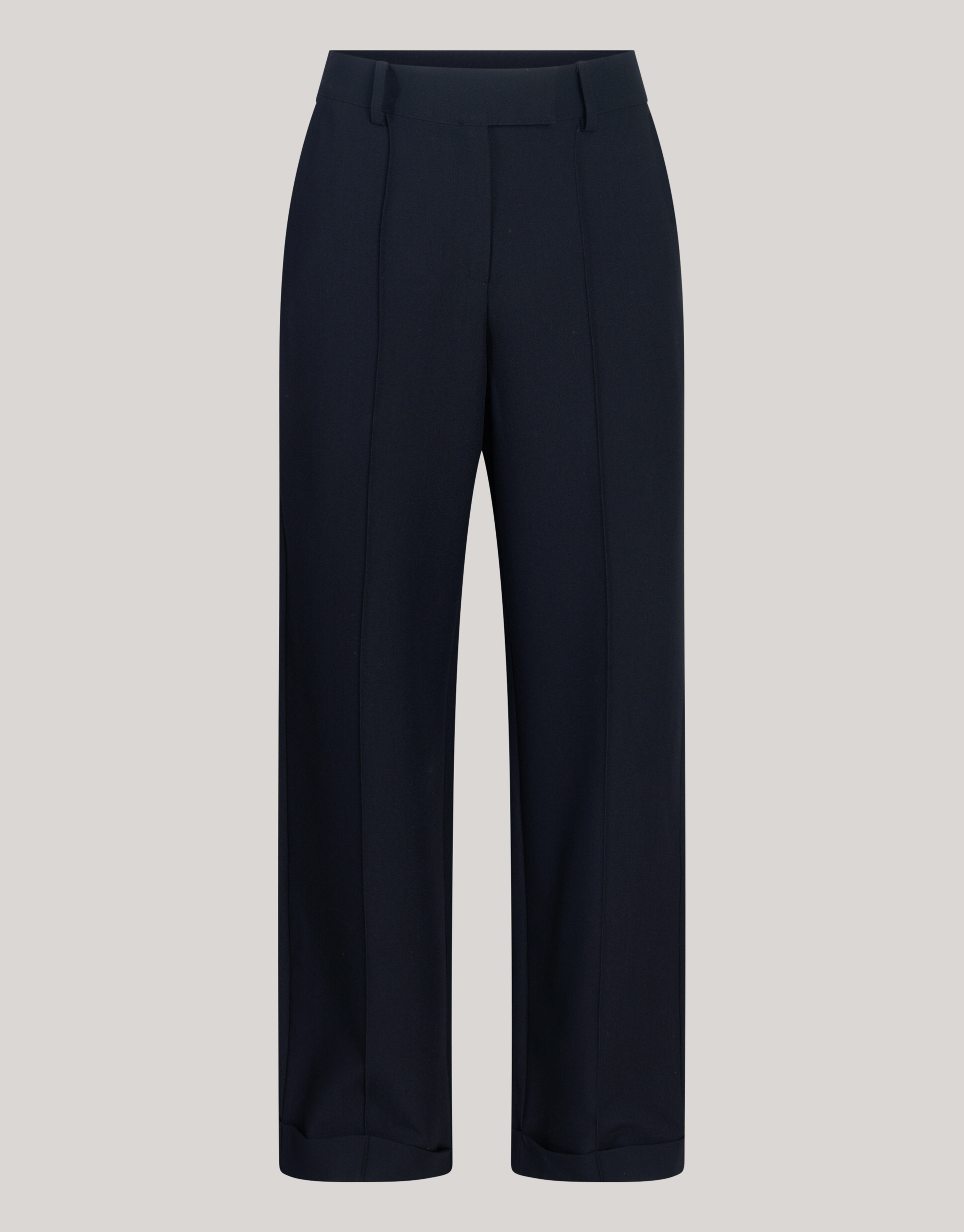Turnup Pantalon Zwart By Fred SHOEBY WOMEN