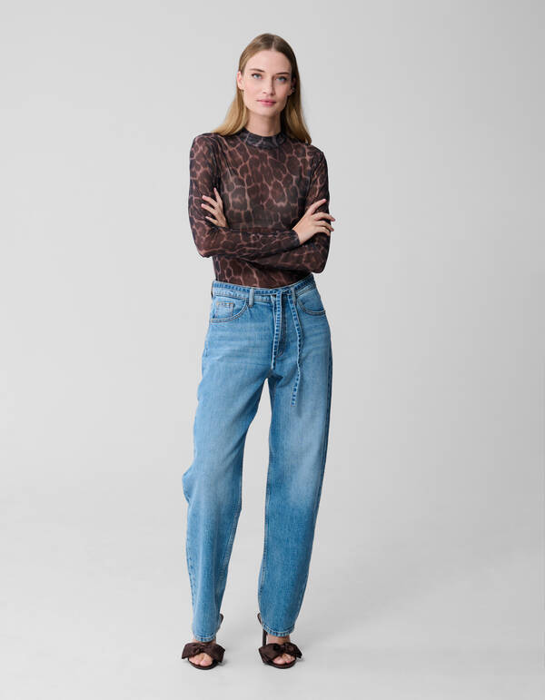 Balloon Fit Jeans Donkerblauw SHOEBY WOMEN